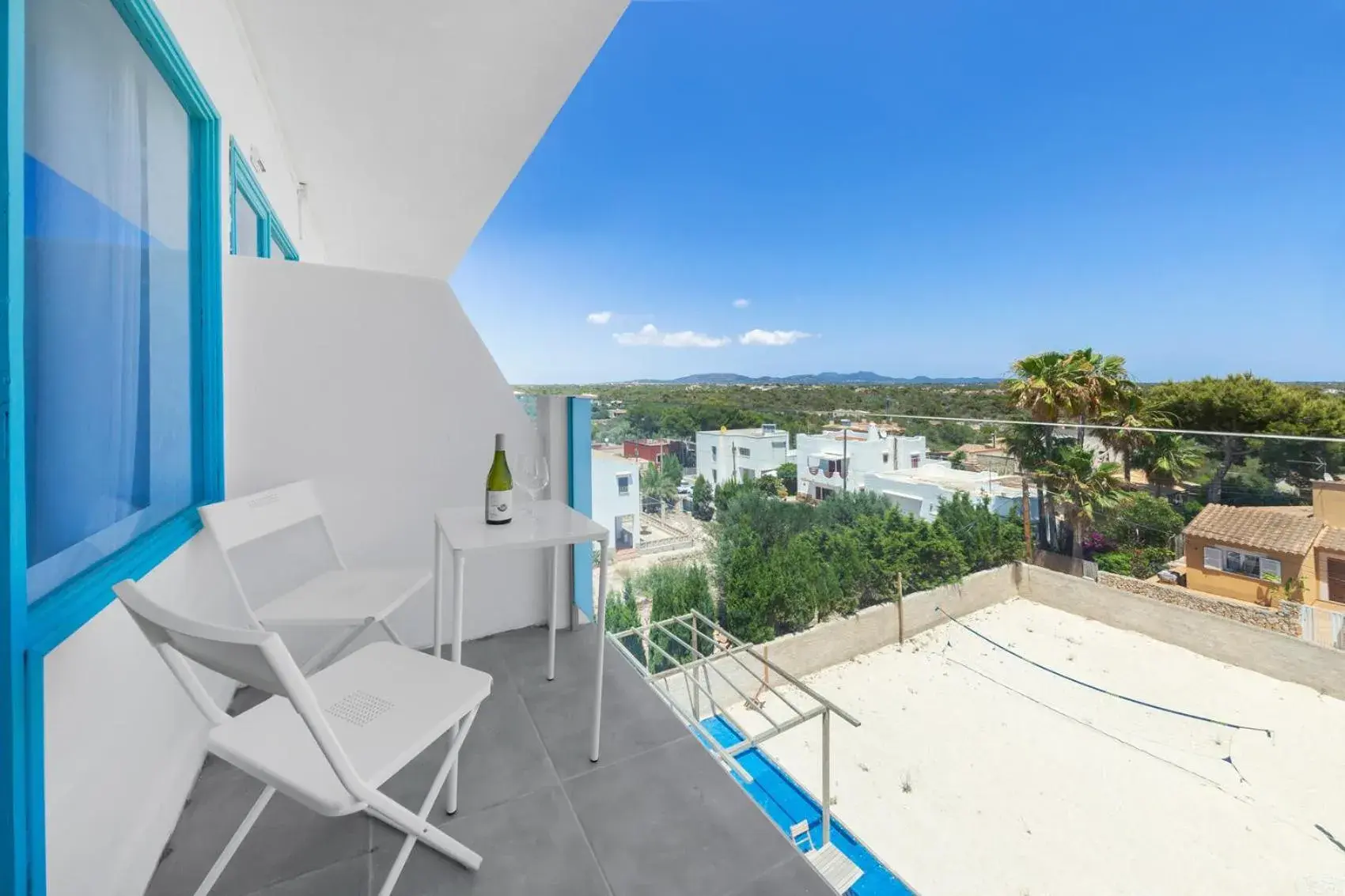 Double or Twin Room with Sea View - single occupancy in Hostal Cala Llombards Double or Twin Room with Sea View - single occupancy in Hostal Cala Llombards