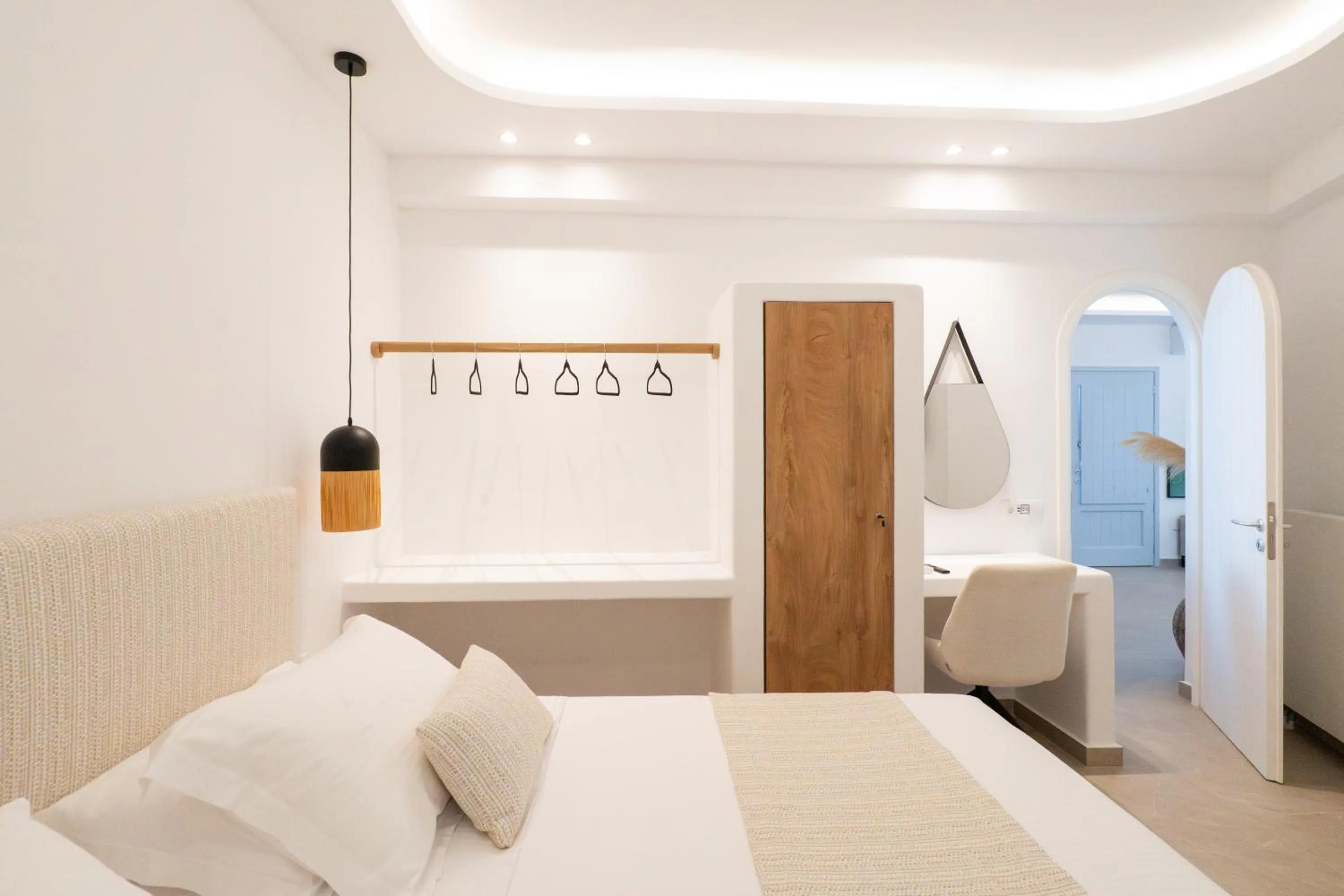 Bed in SN Santorini Apartments