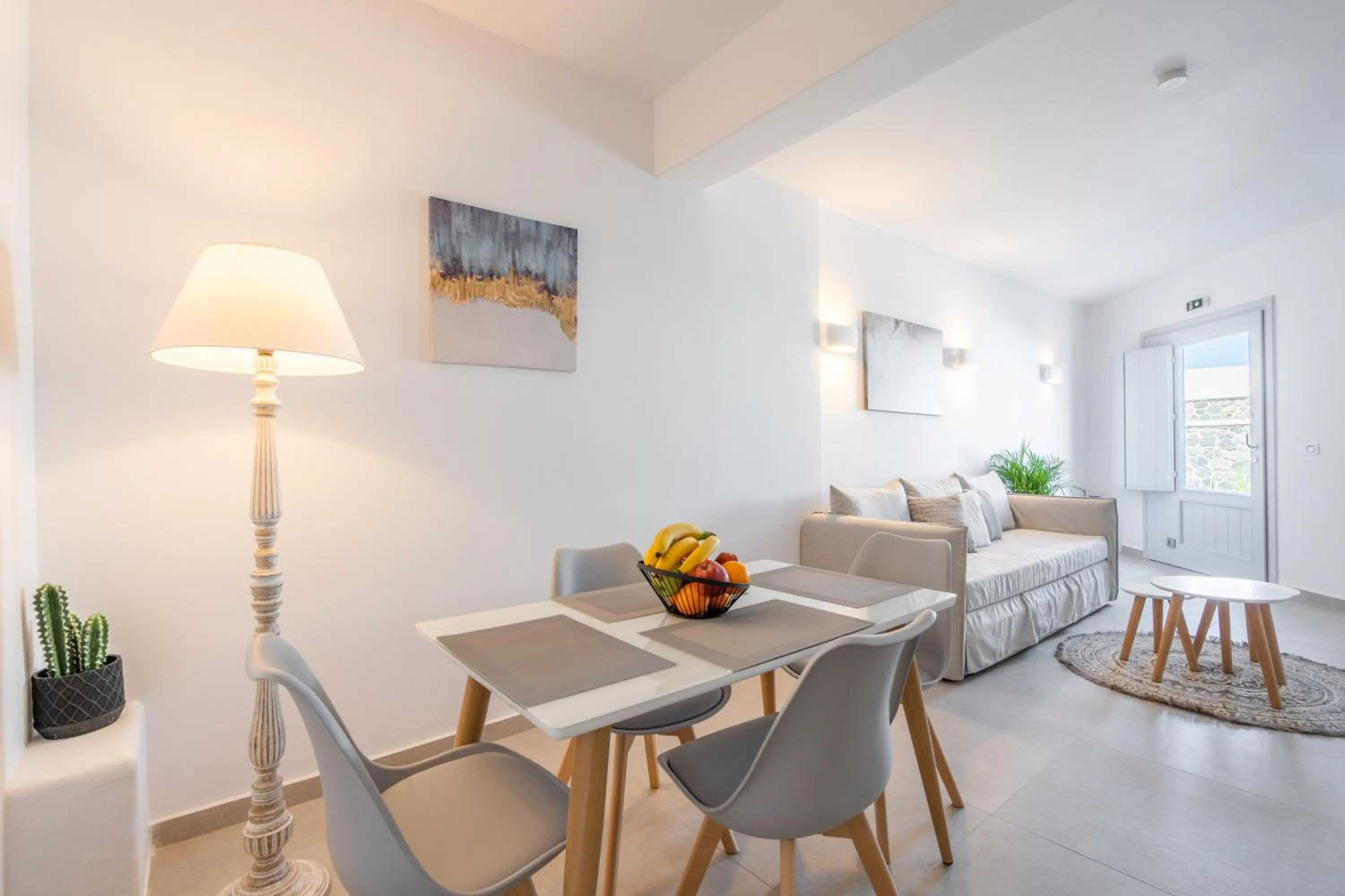 Living room in SN Santorini Apartments