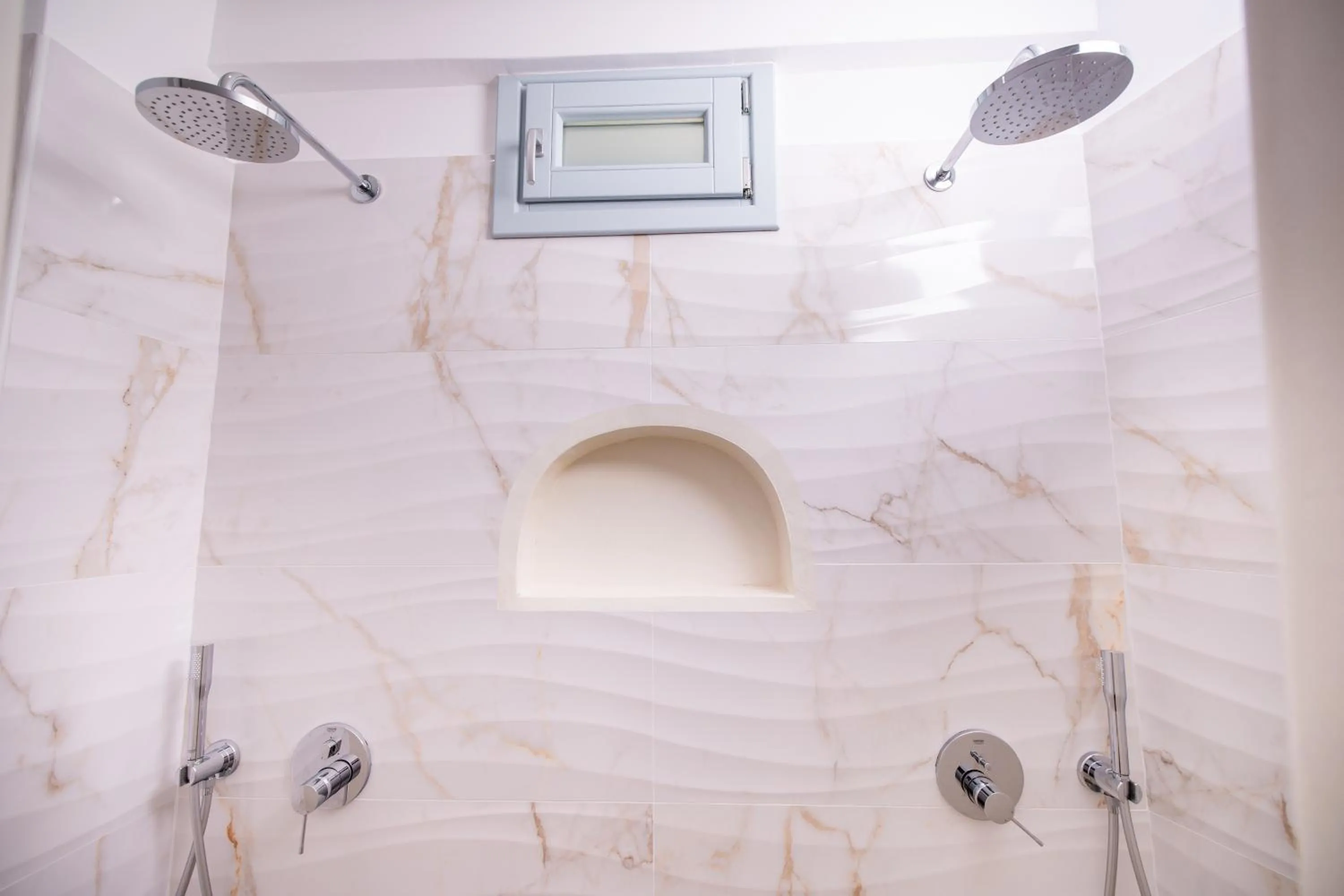 Shower in SN Santorini Apartments