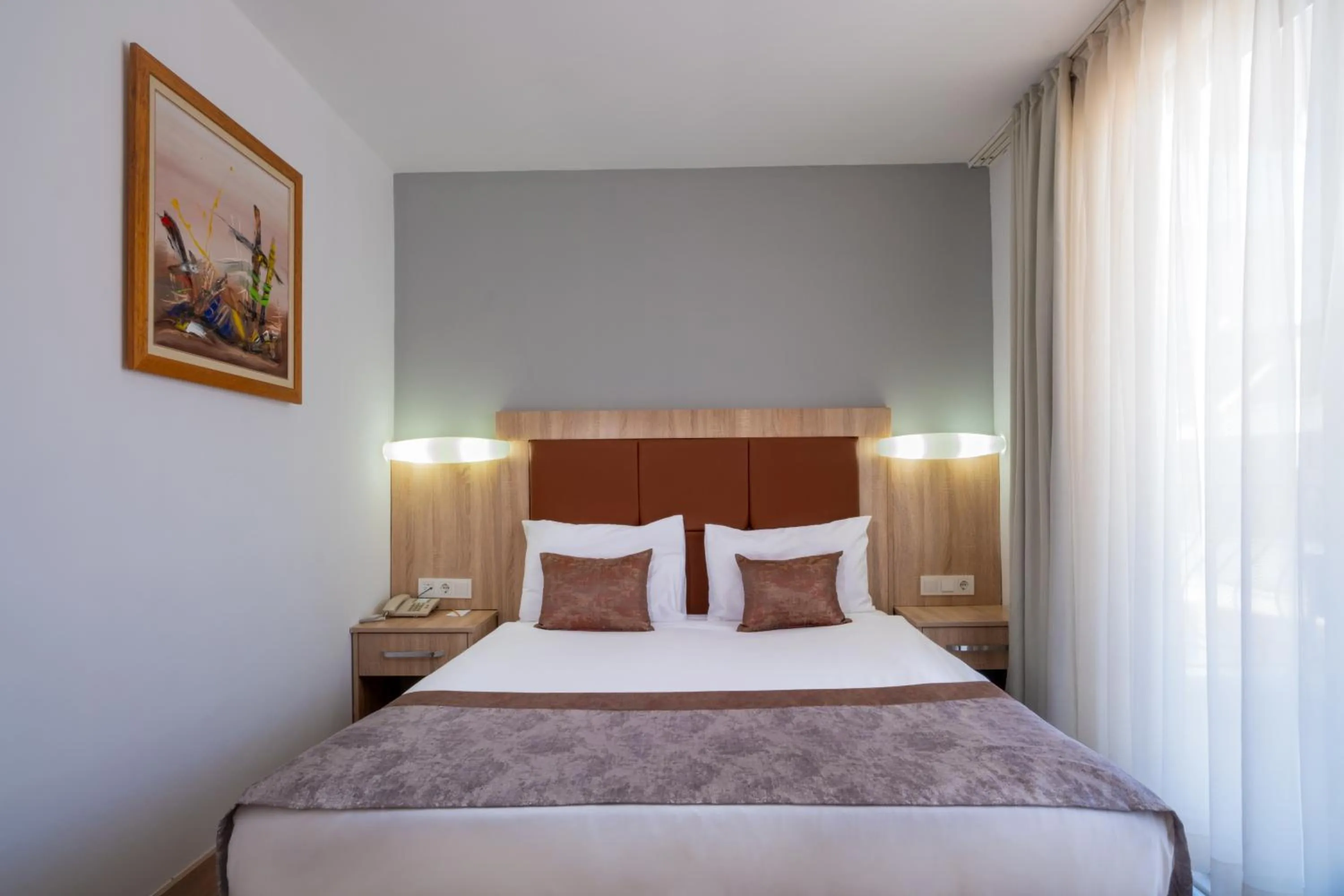 Bed in FORE RESORT & SPA