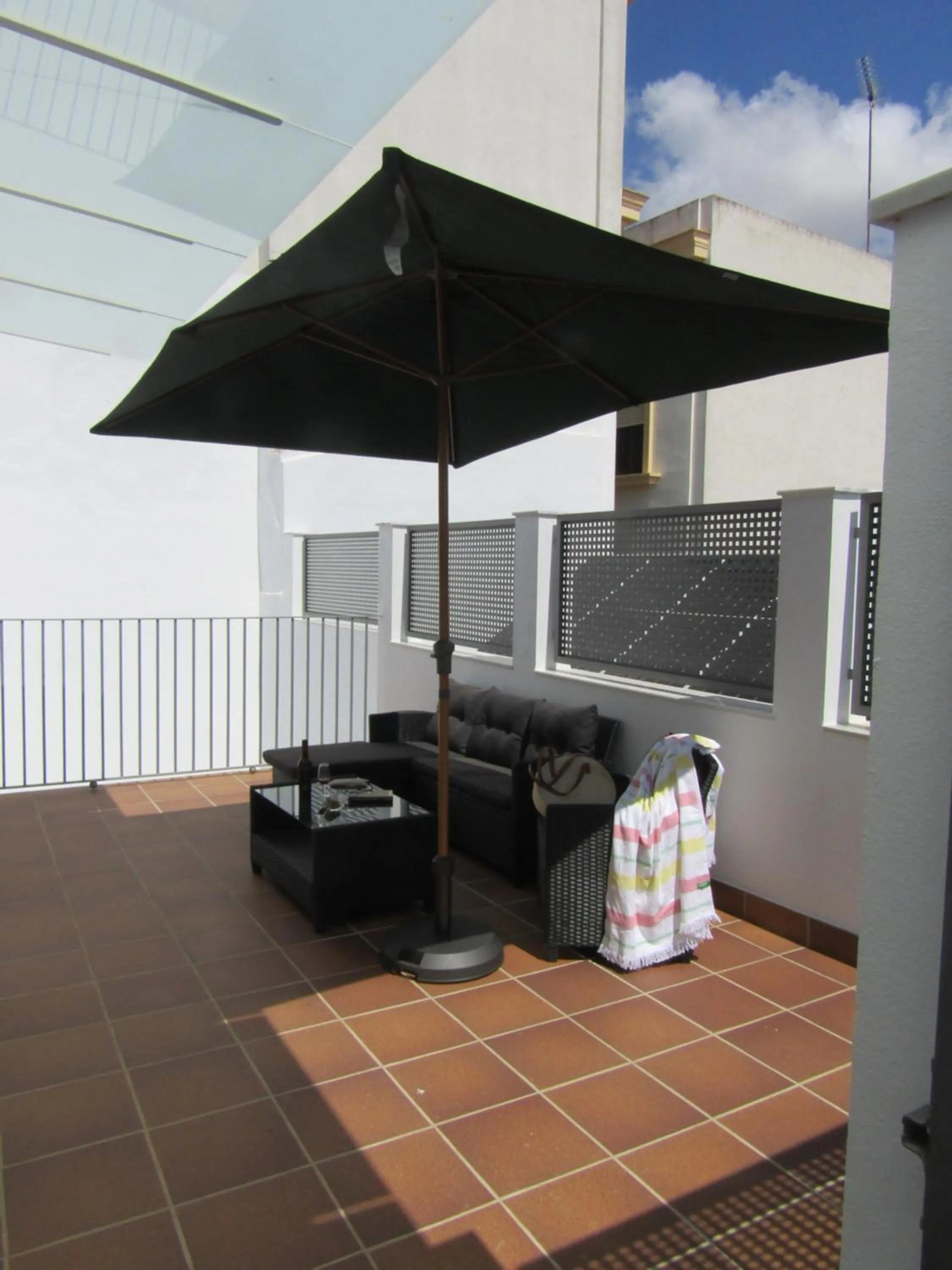 Balcony/Terrace in Apartamentos Santa María 15