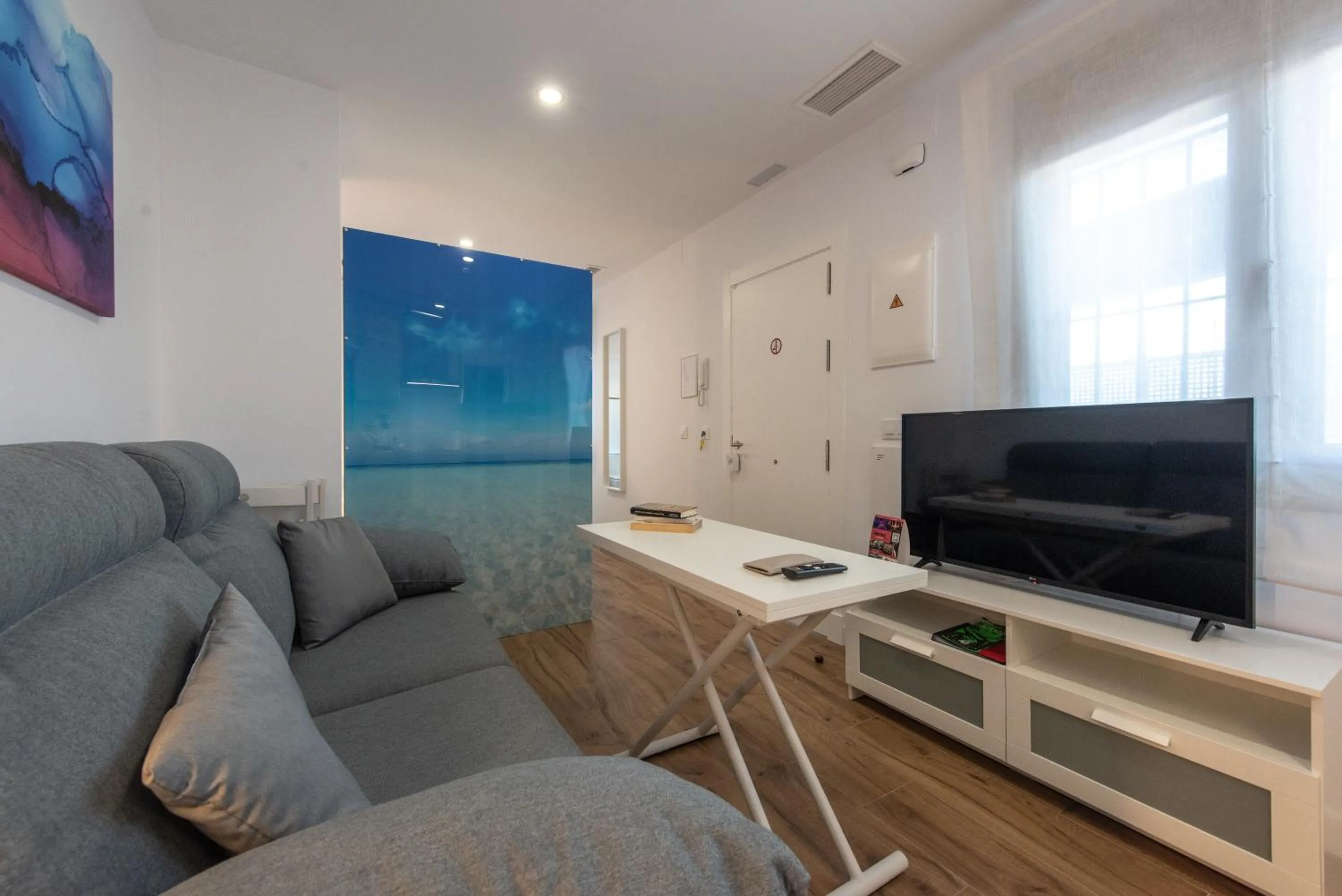 Living room in Apartamentos Santa María 15