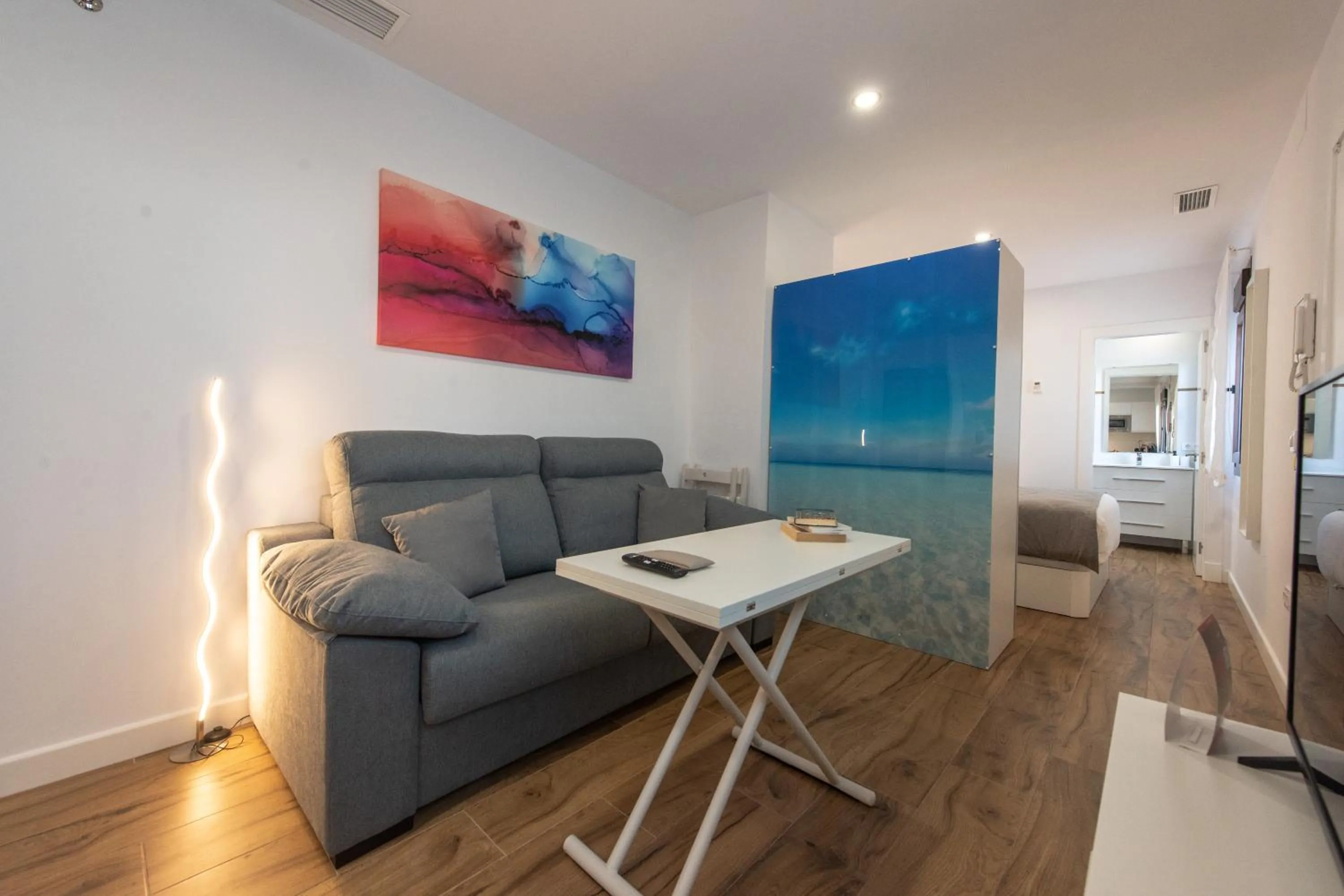 Living room in Apartamentos Santa María 15