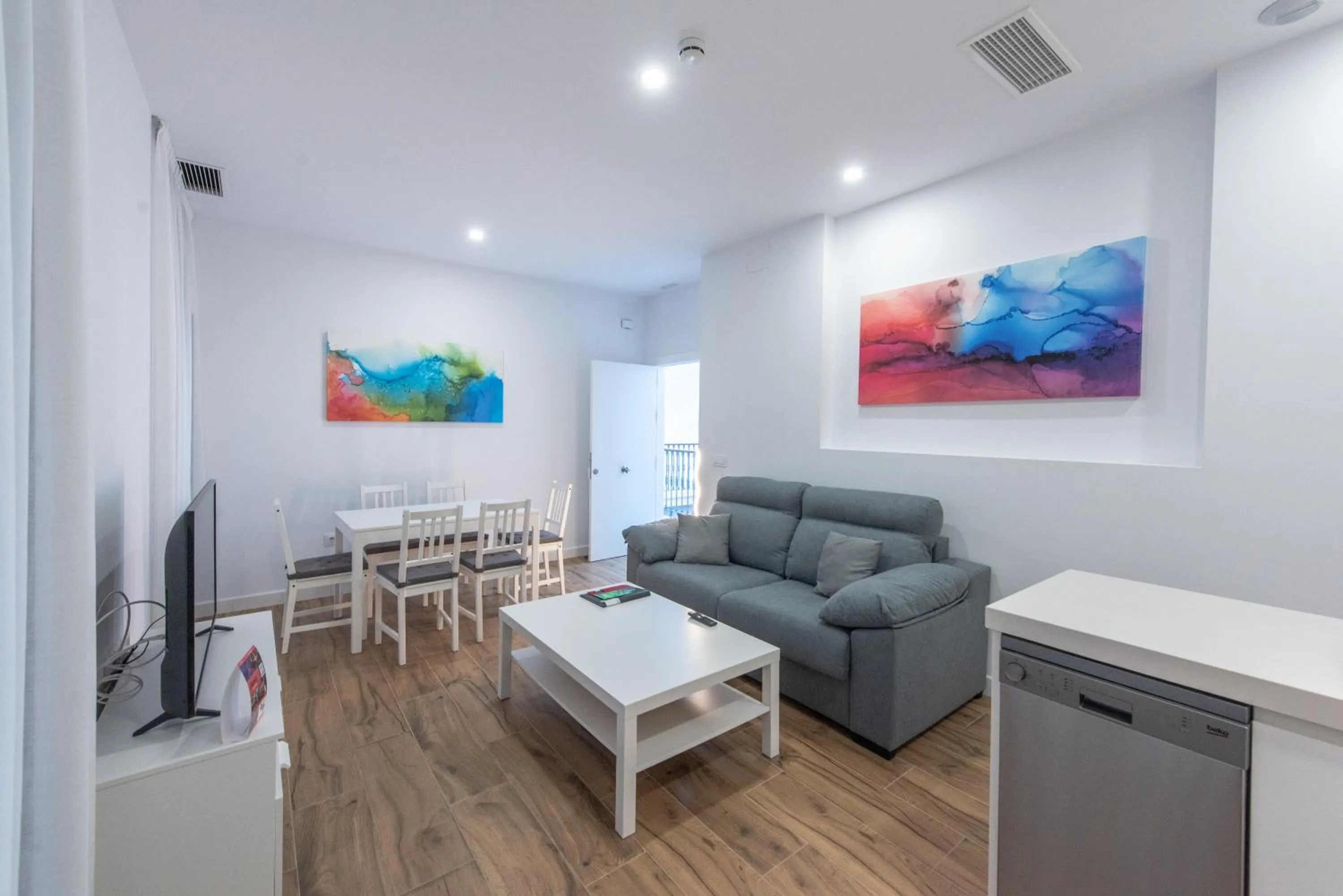 Living room in Apartamentos Santa María 15