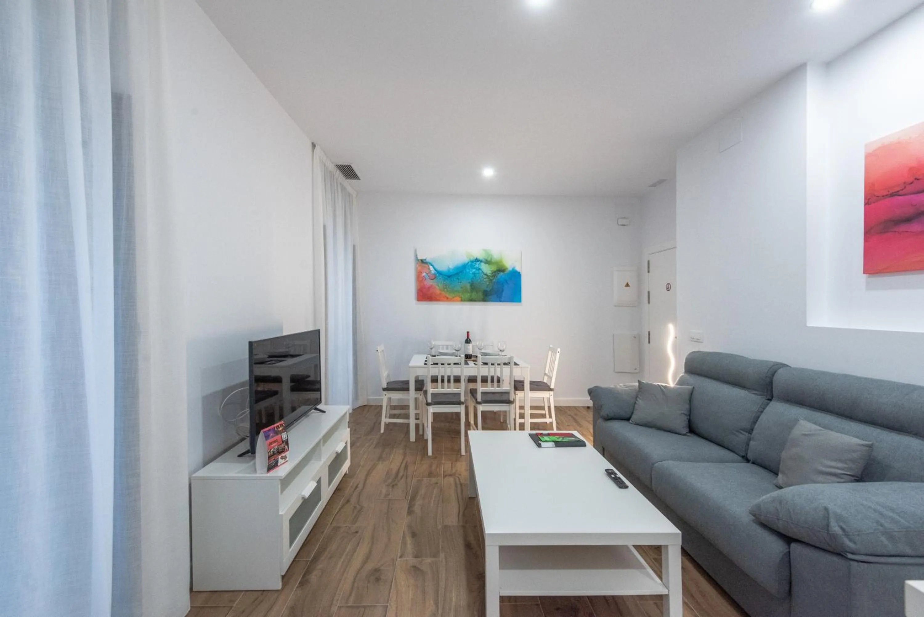 Living room in Apartamentos Santa María 15