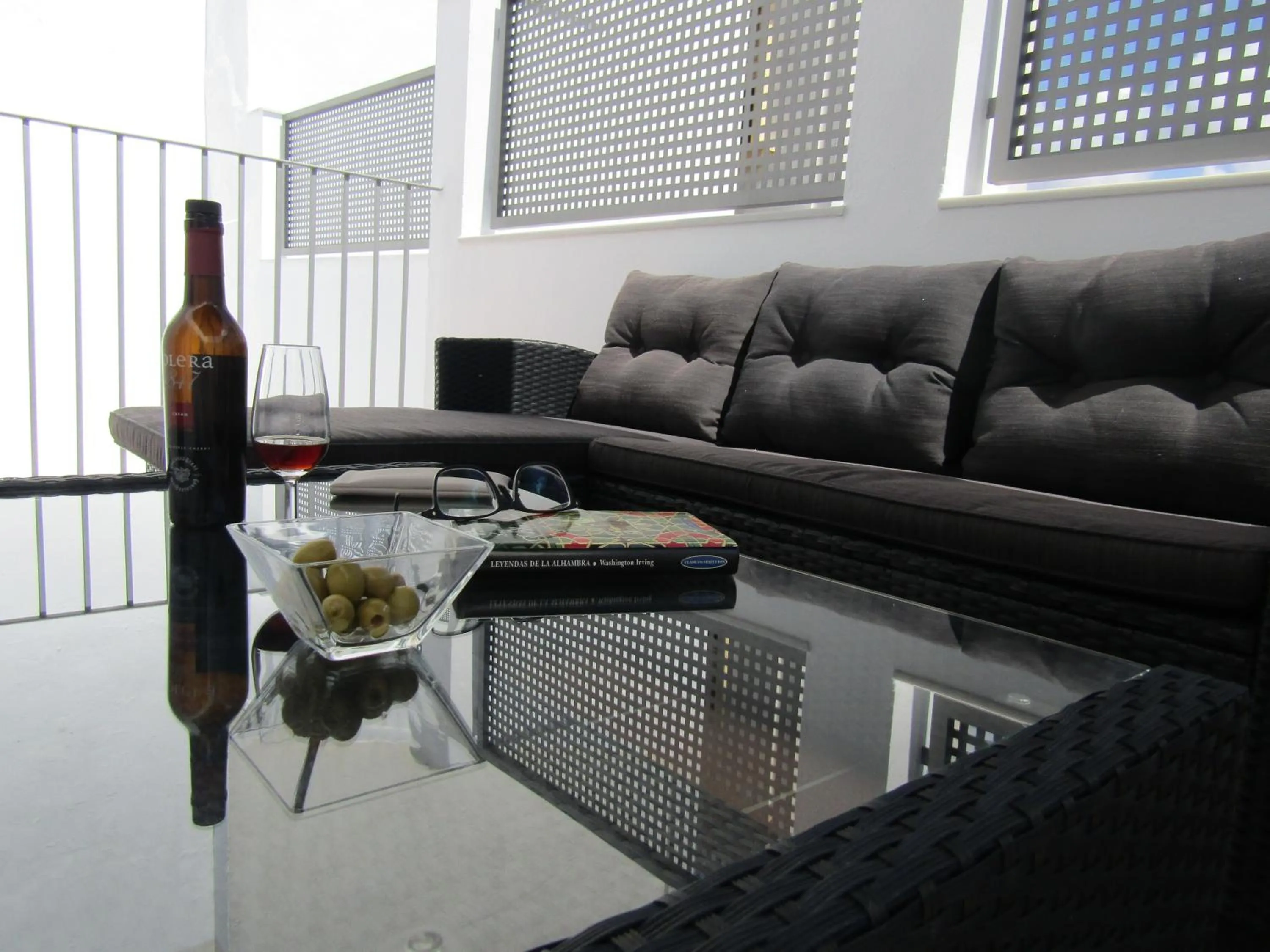 Balcony/Terrace in Apartamentos Santa María 15