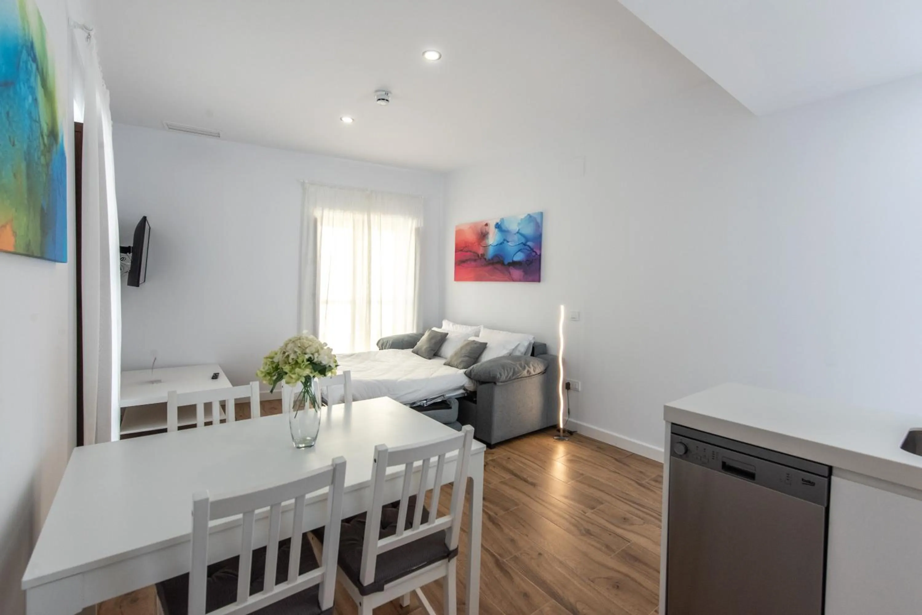 Living room in Apartamentos Santa María 15