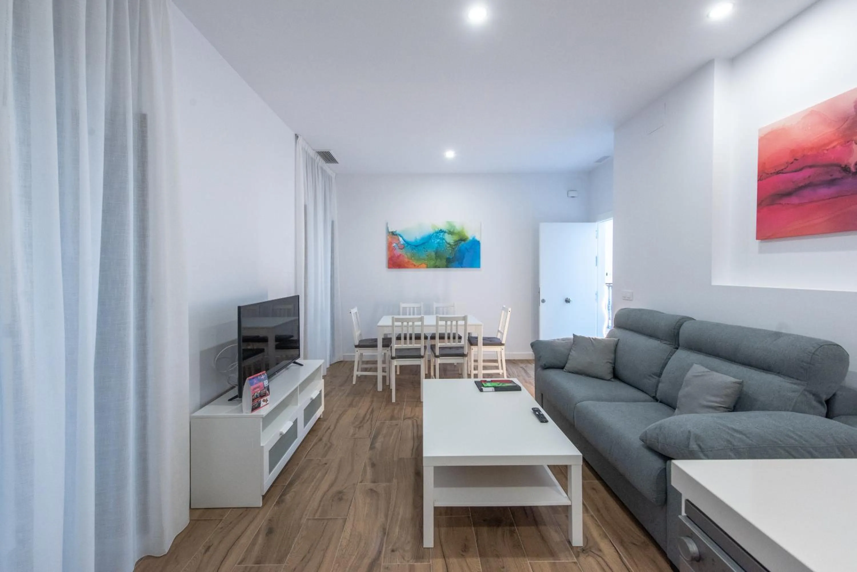 Living room in Apartamentos Santa María 15