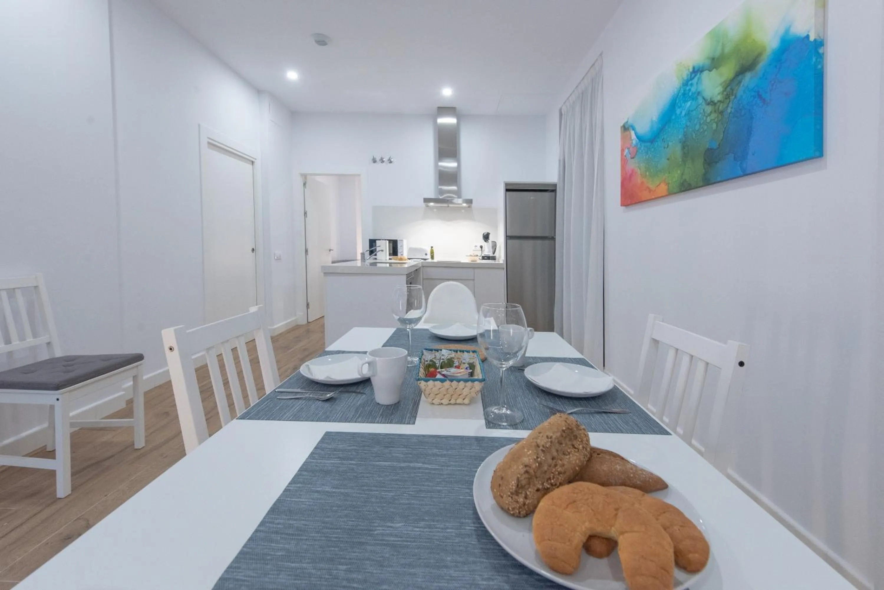 Dining area in Apartamentos Santa María 15
