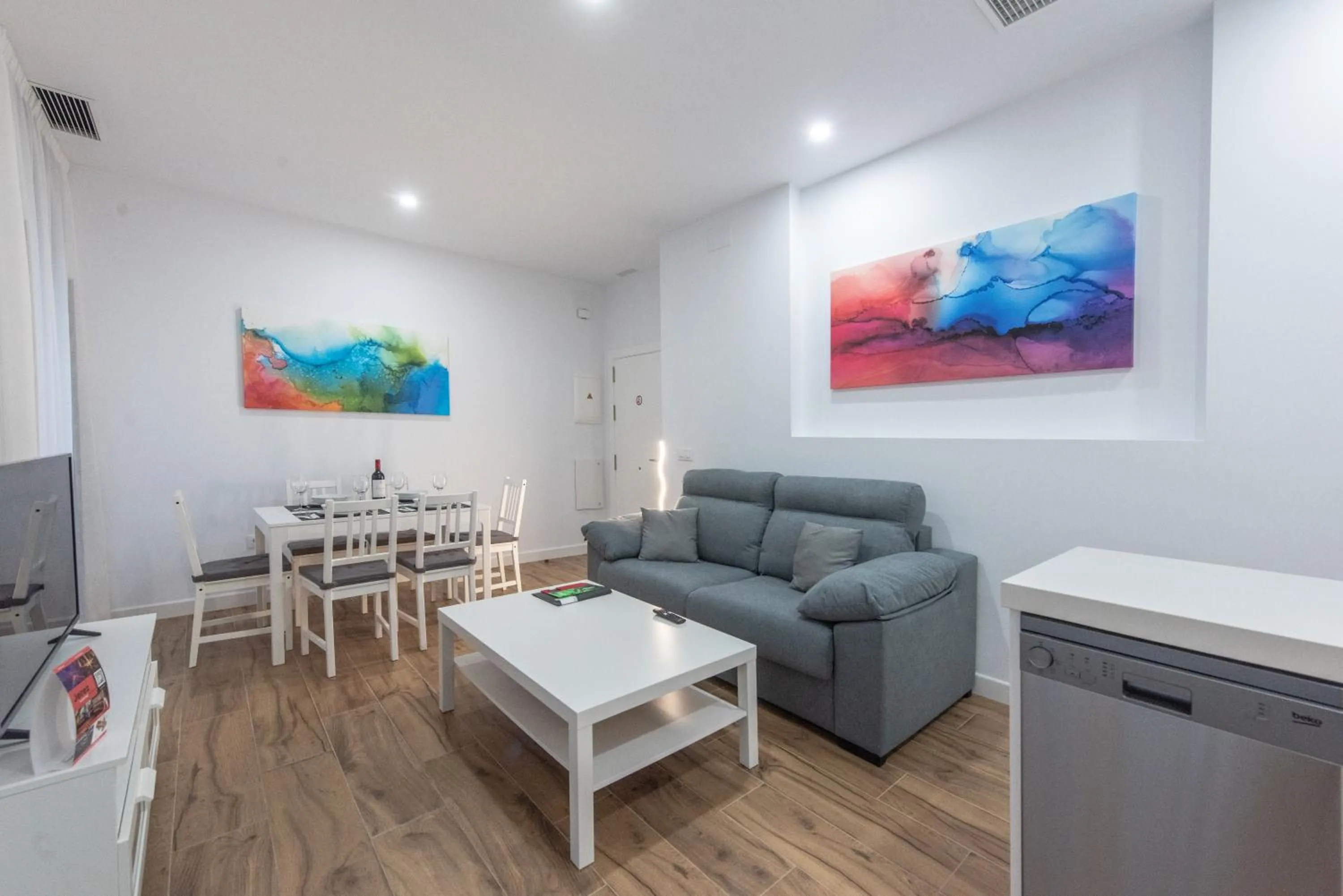 Living room in Apartamentos Santa María 15