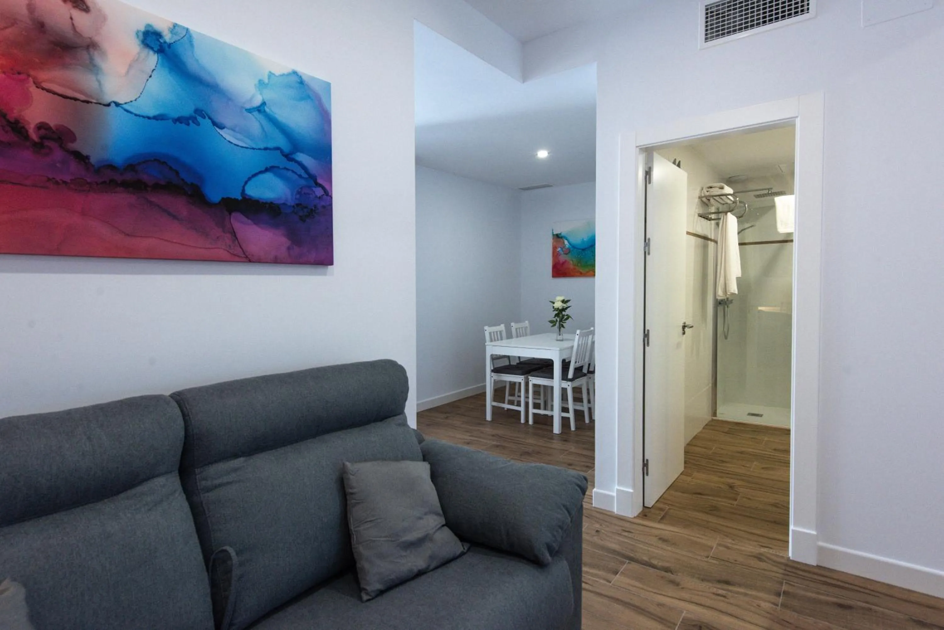 Living room in Apartamentos Santa María 15