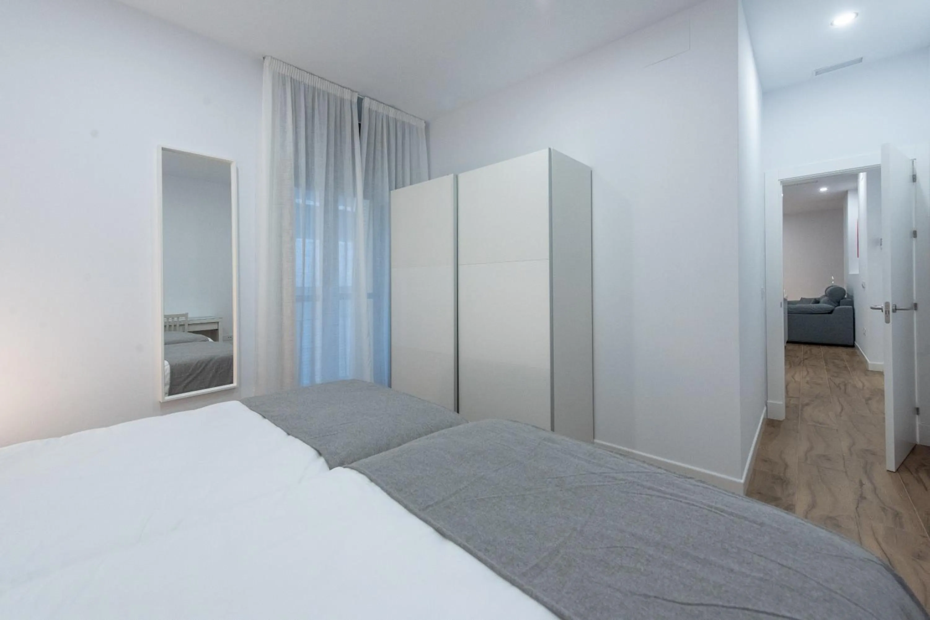 Bedroom, Bed in Apartamentos Santa María 15