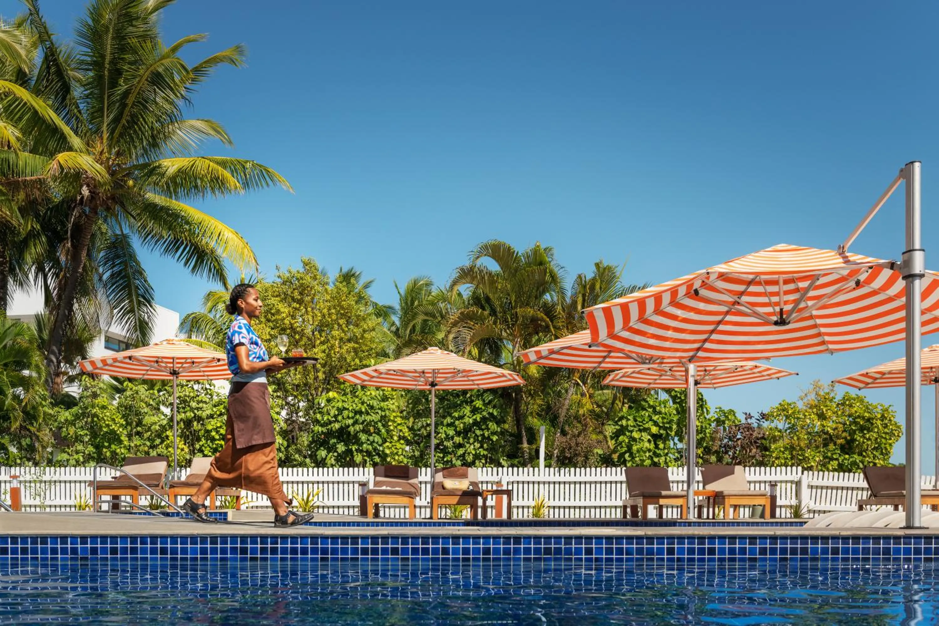 Swimming pool in Hilton Fiji Beach Resort and Spa