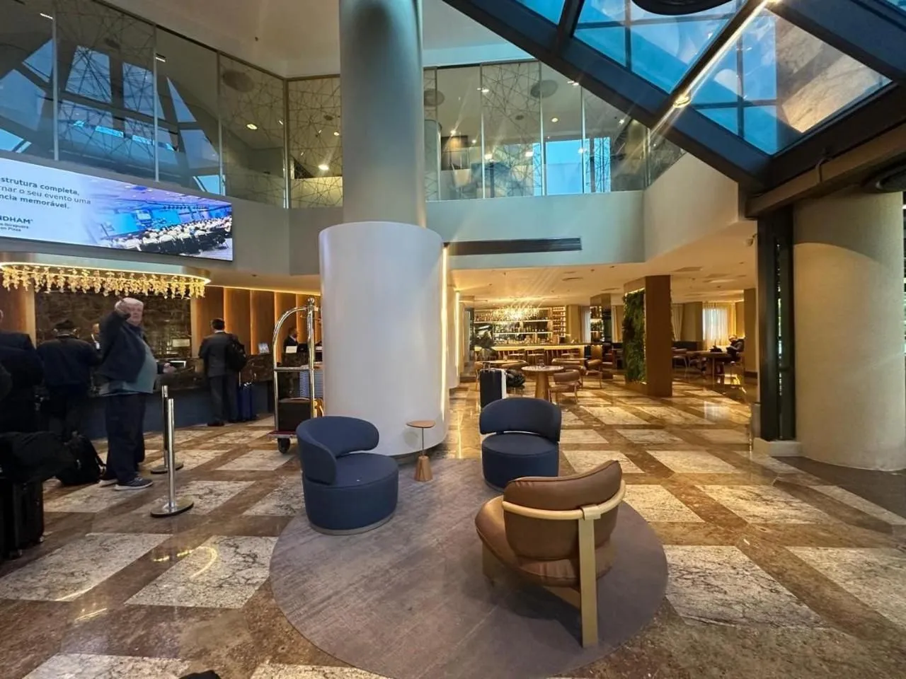 Lobby or reception in Flat 246 - Avenida Ibirapuera, Moema - São Paulo