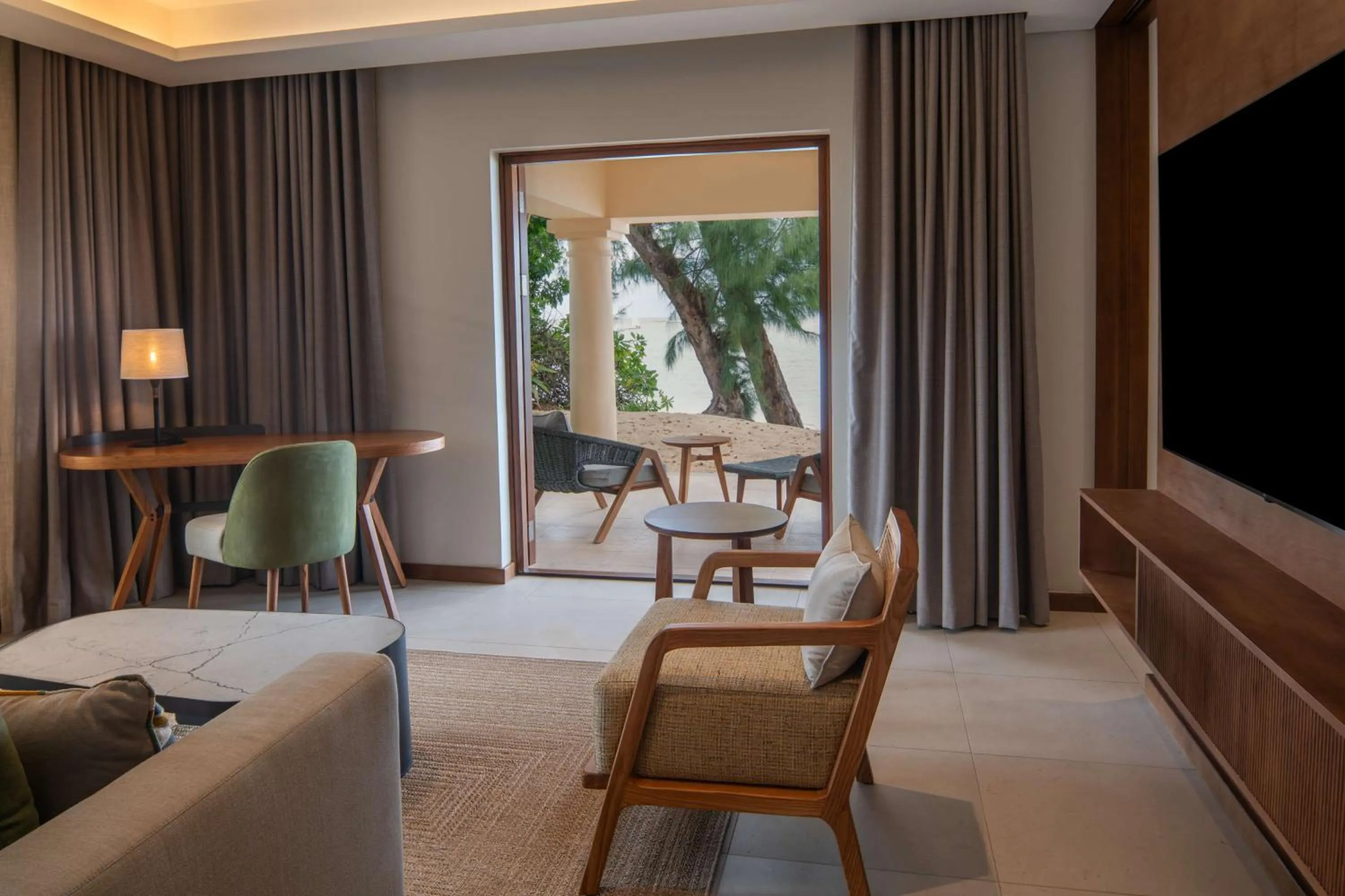 Living room in Hilton Mauritius Resort & Spa