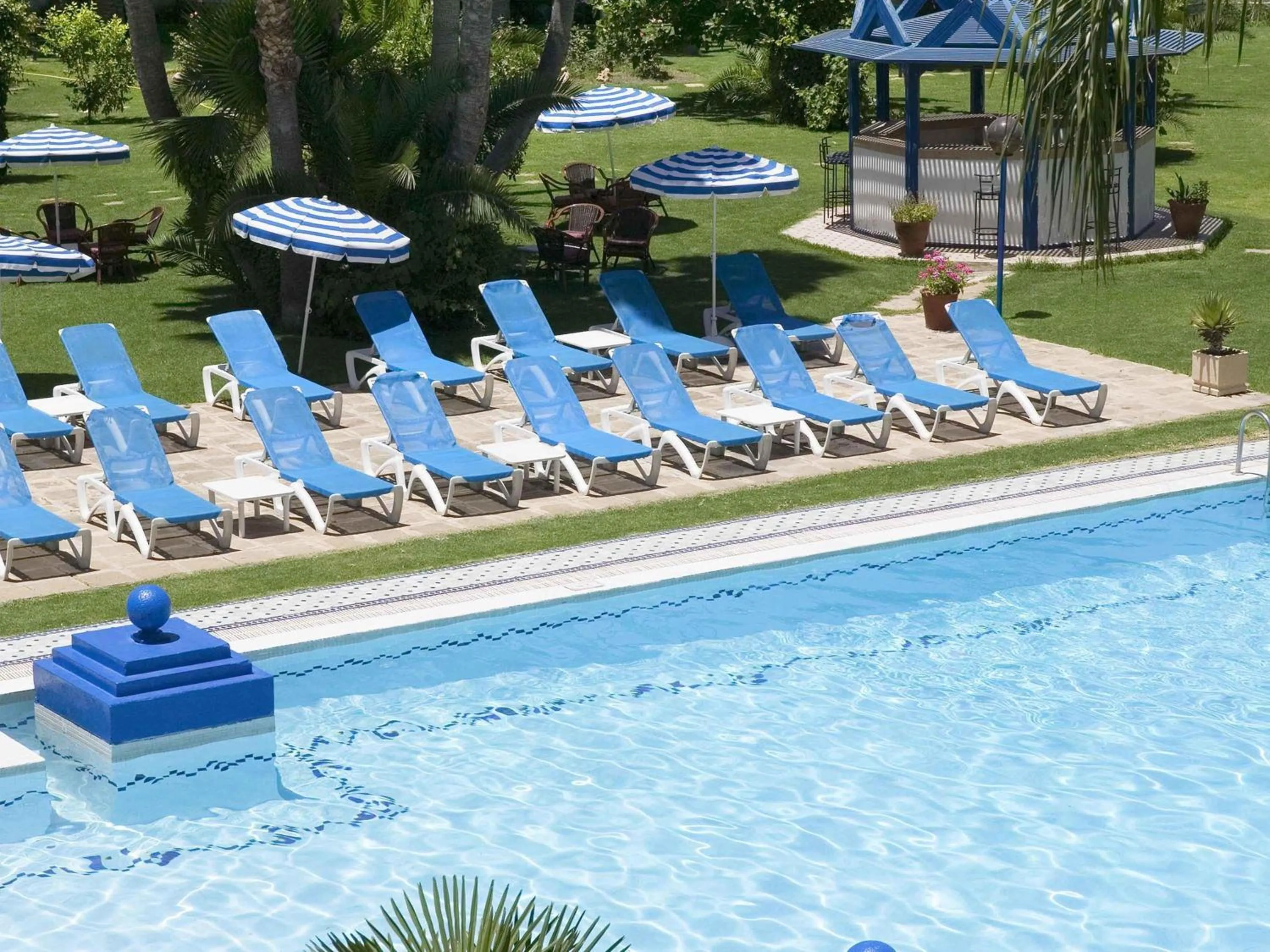 Pool view in Ibis Fes