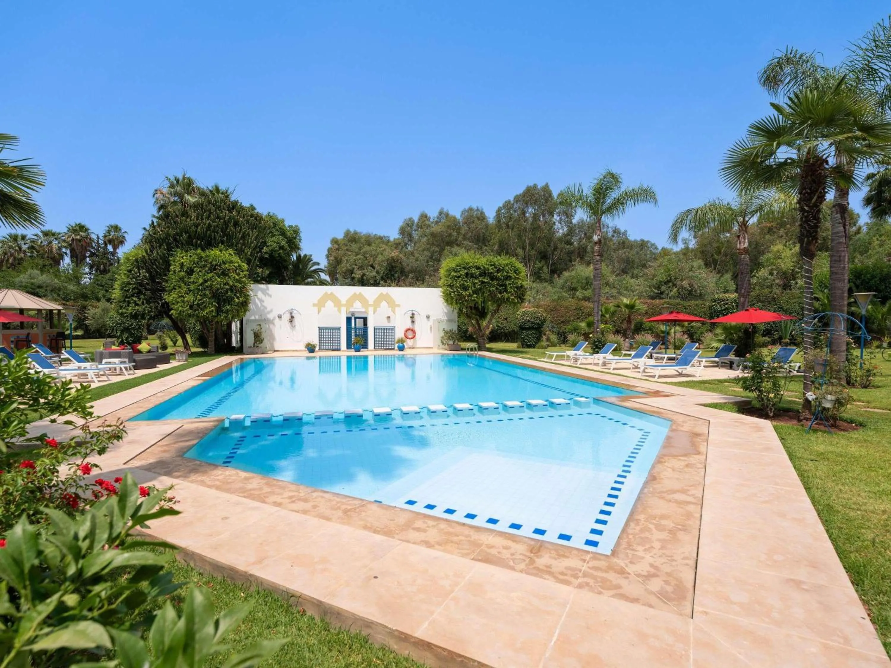 Pool view in Ibis Fes