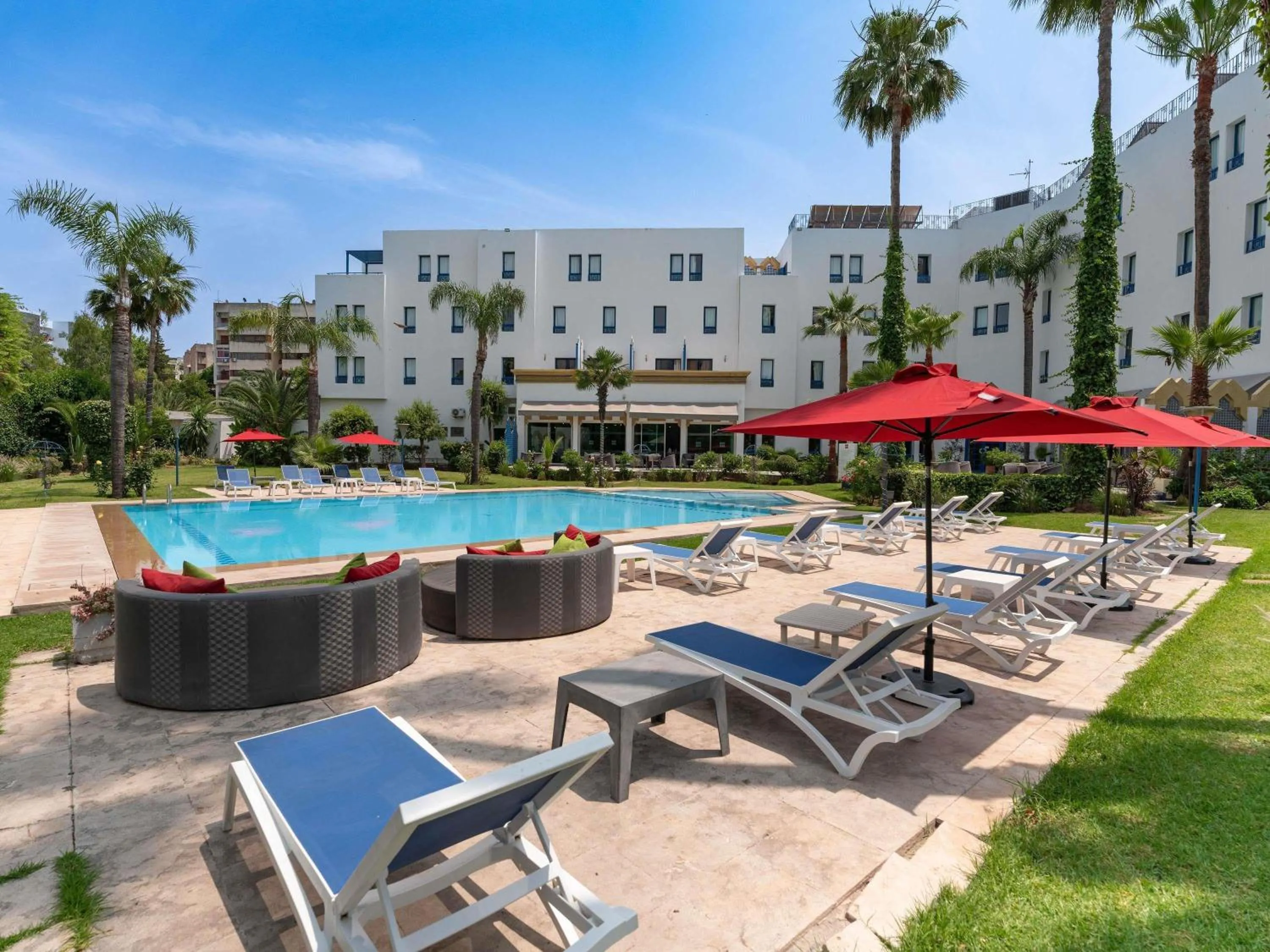 Pool view in Ibis Fes