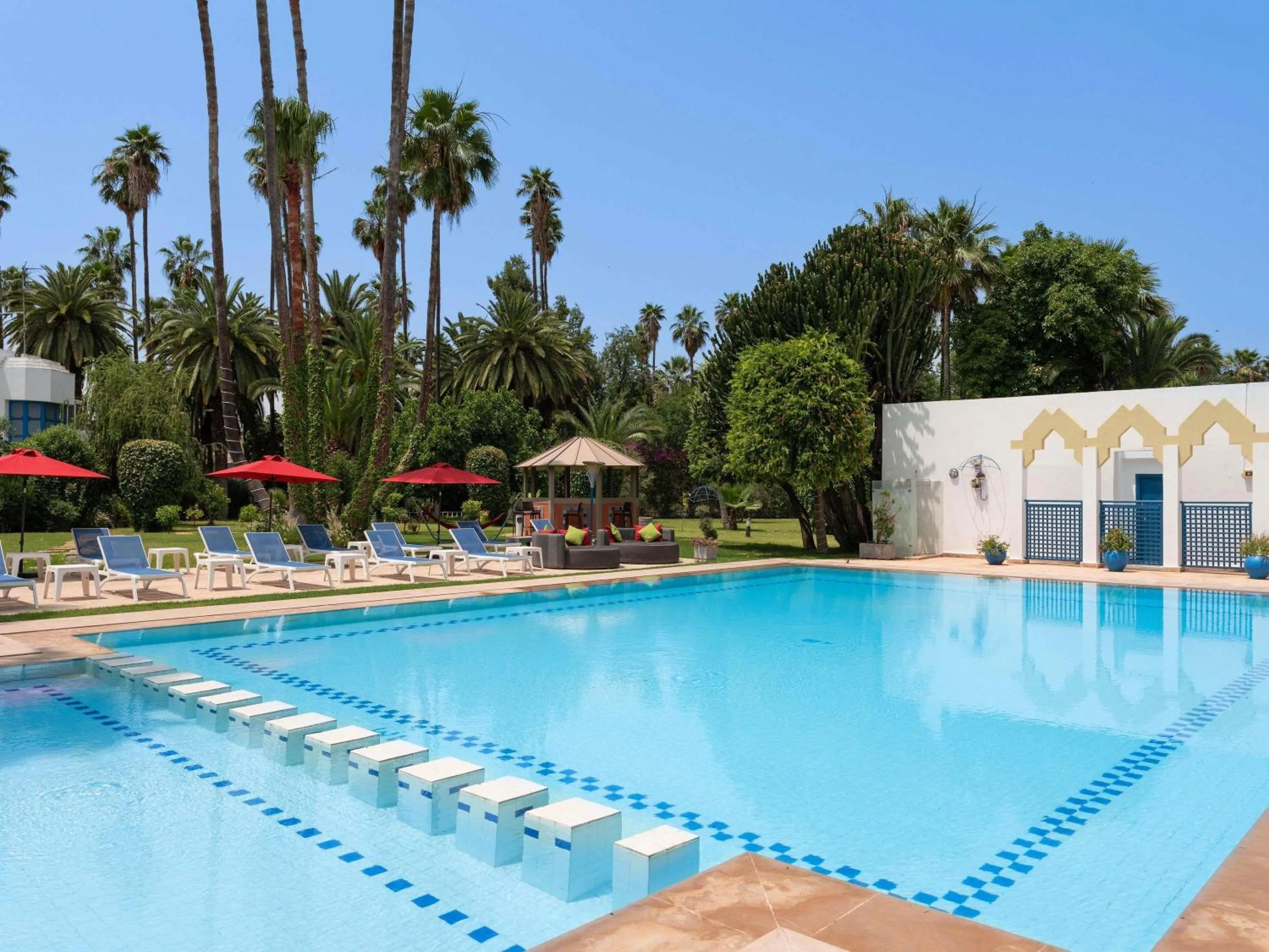 Pool view in Ibis Fes