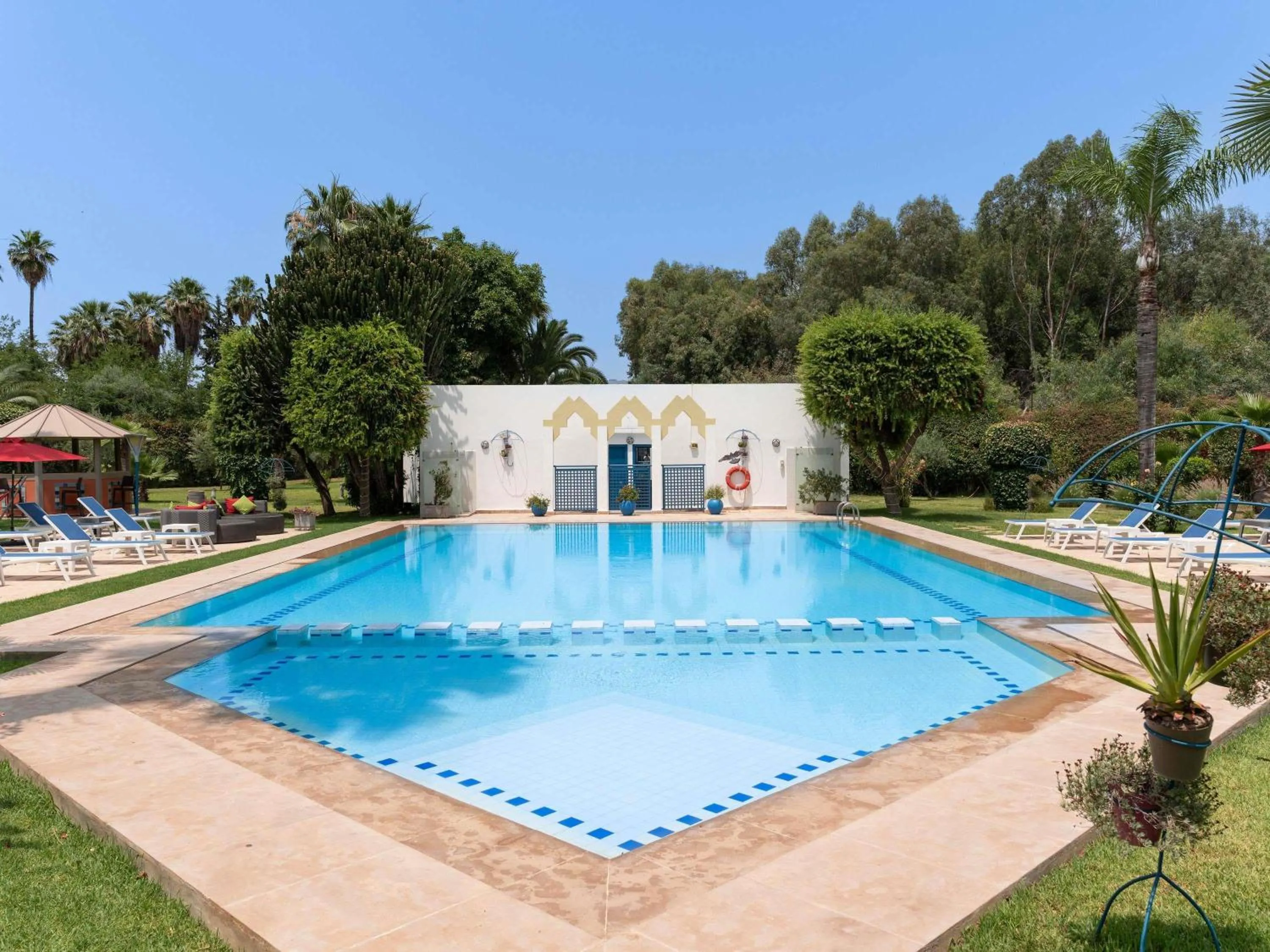 Pool view in Ibis Fes