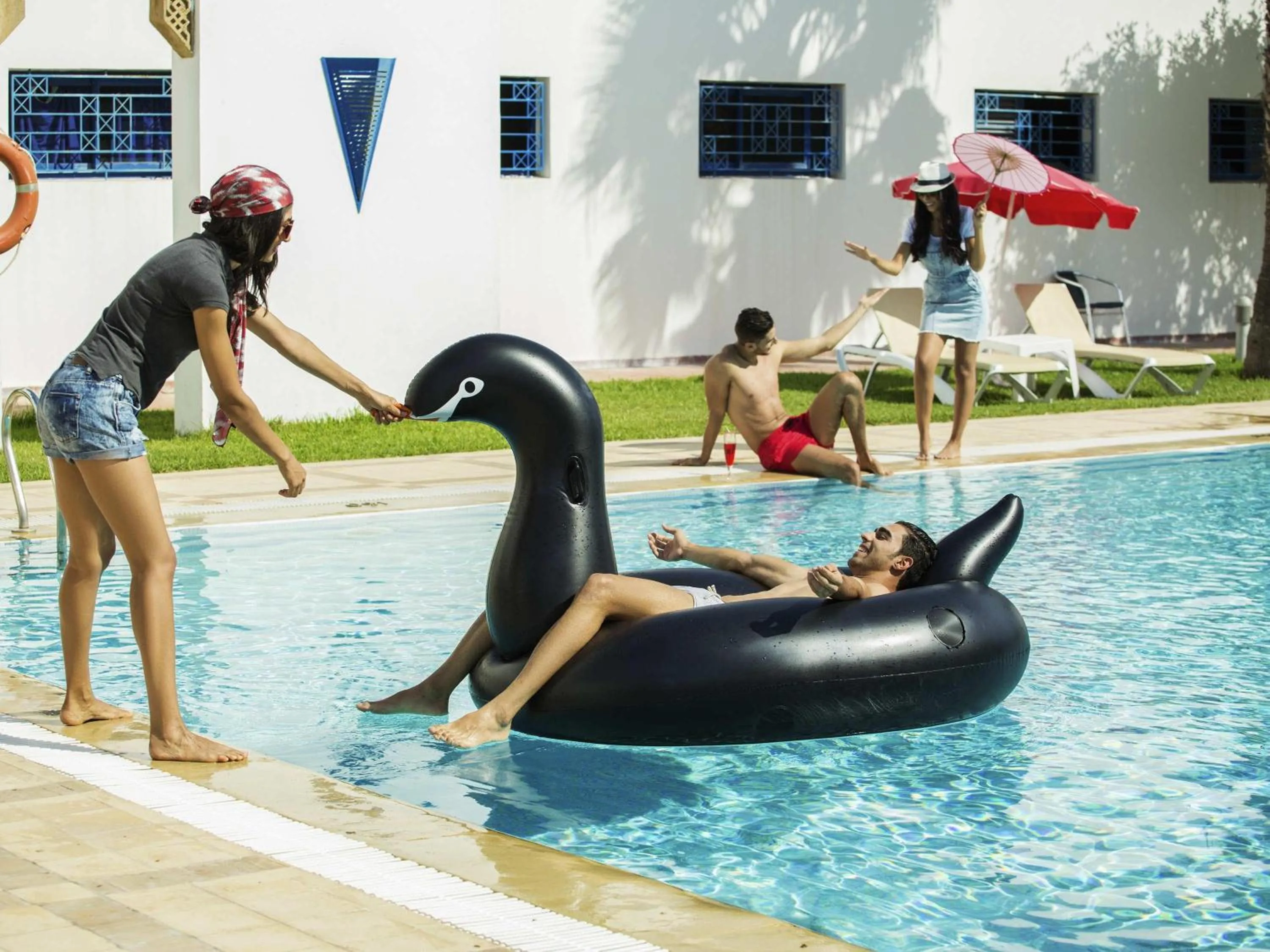 Pool view in Ibis El Jadida