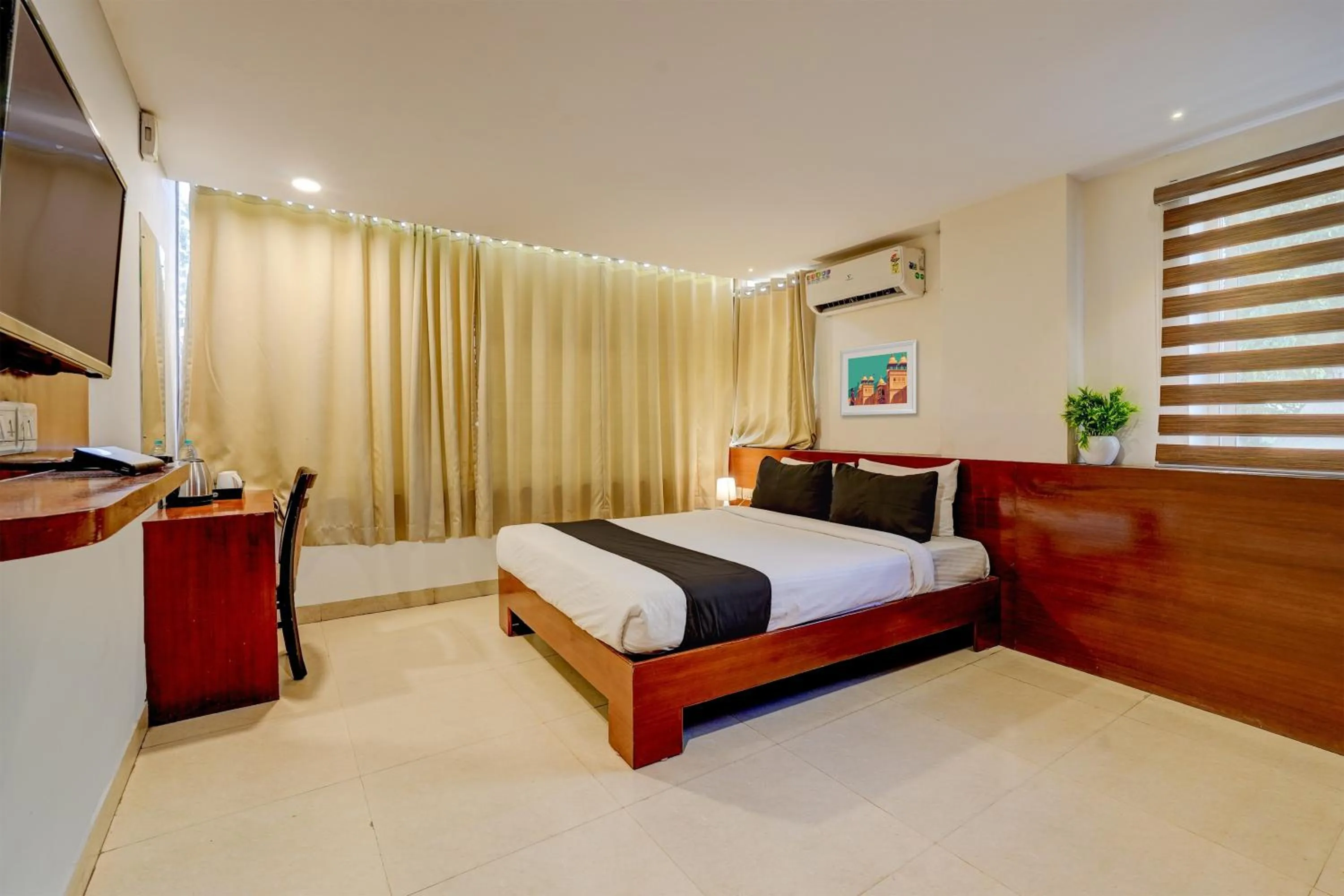 Bedroom in Hotel O RK residency