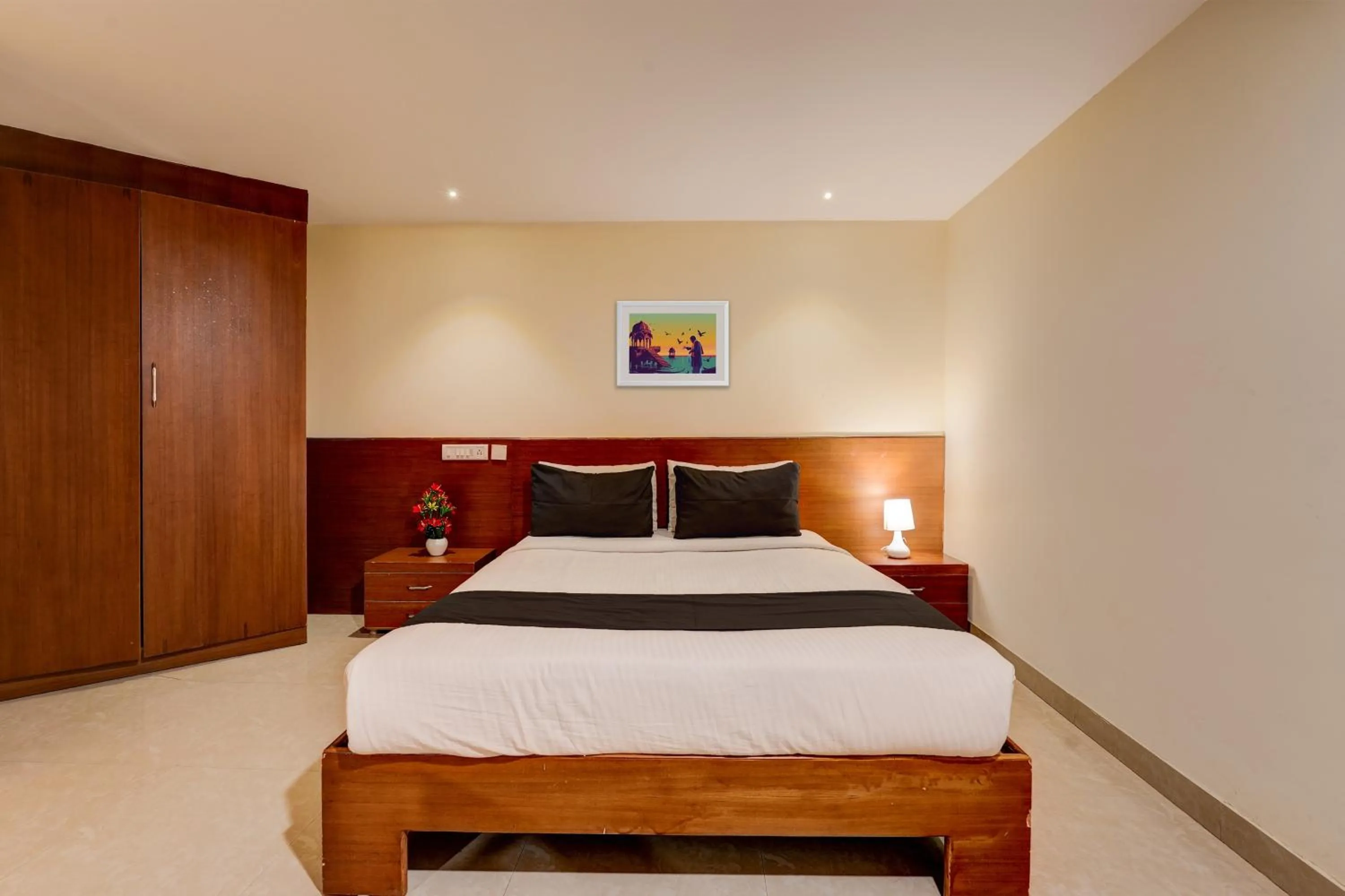 Bedroom in Hotel O RK residency