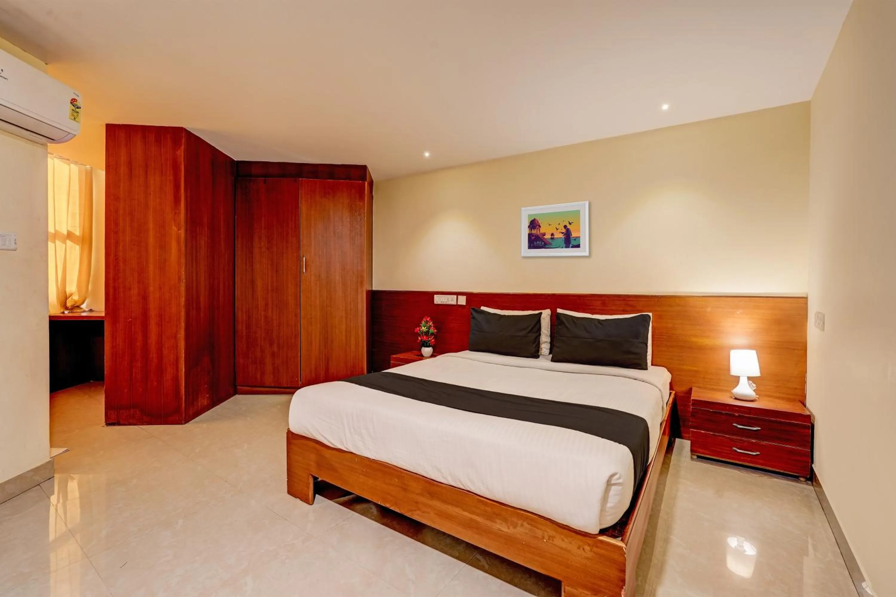 Bedroom in Hotel O RK residency