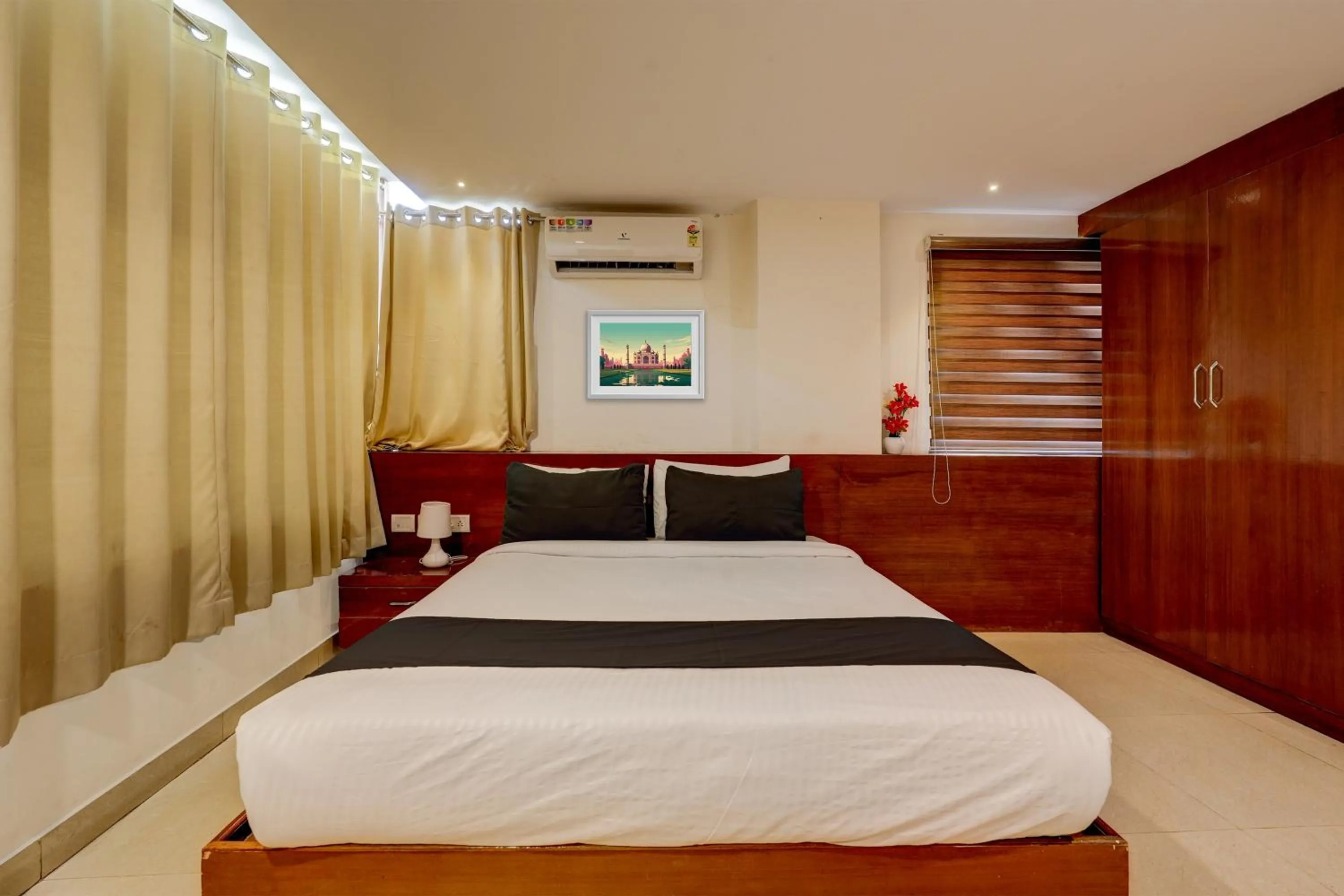 Bedroom in Hotel O RK residency