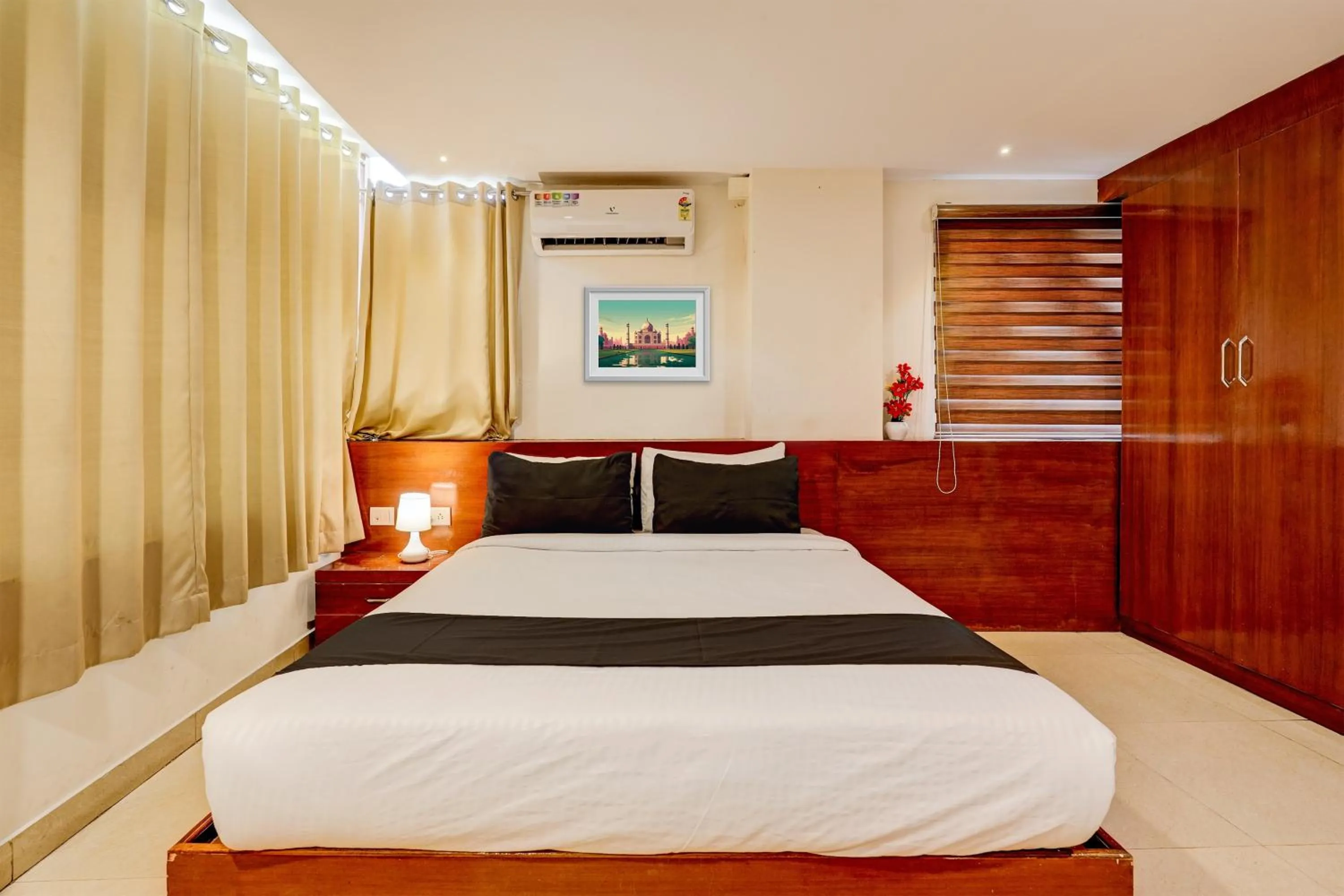 Bedroom in Hotel O RK residency