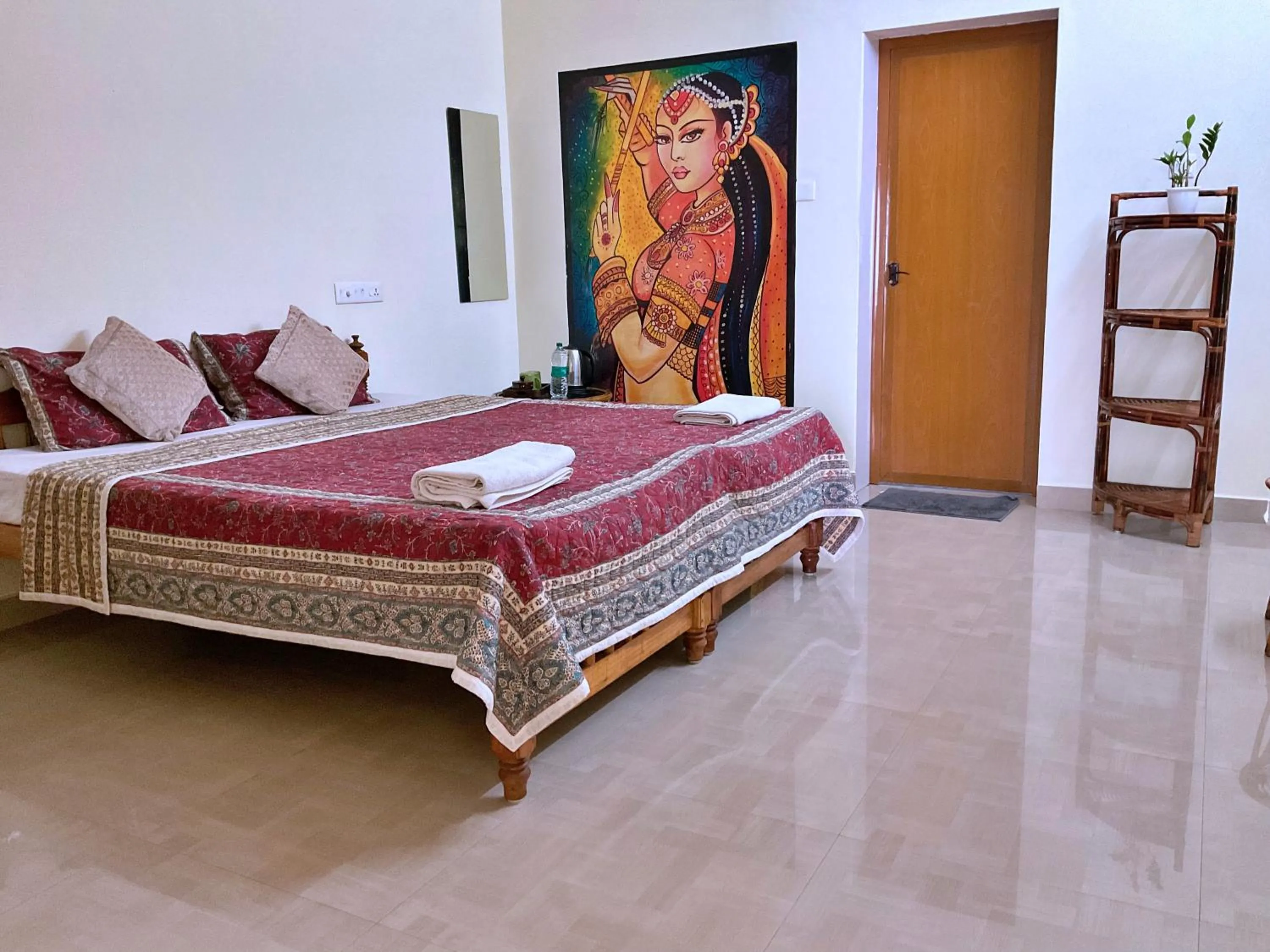 Bed in Aryavilla Heritage