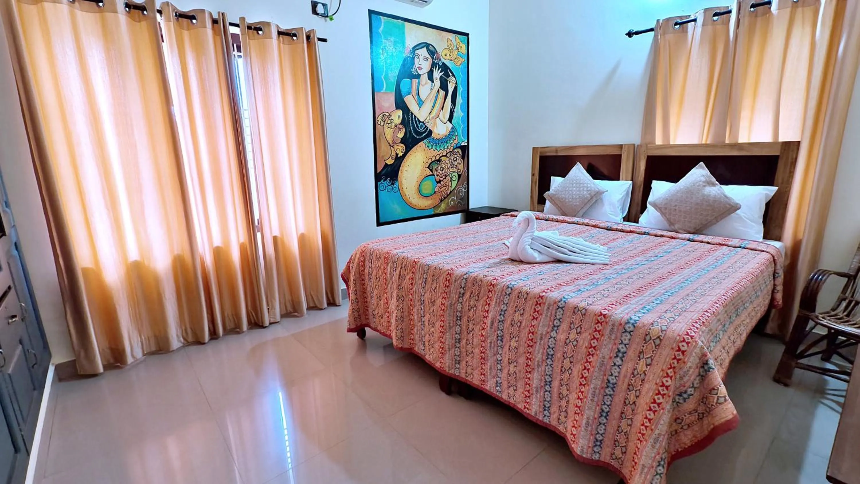 Bedroom, Bed in Aryavilla Heritage