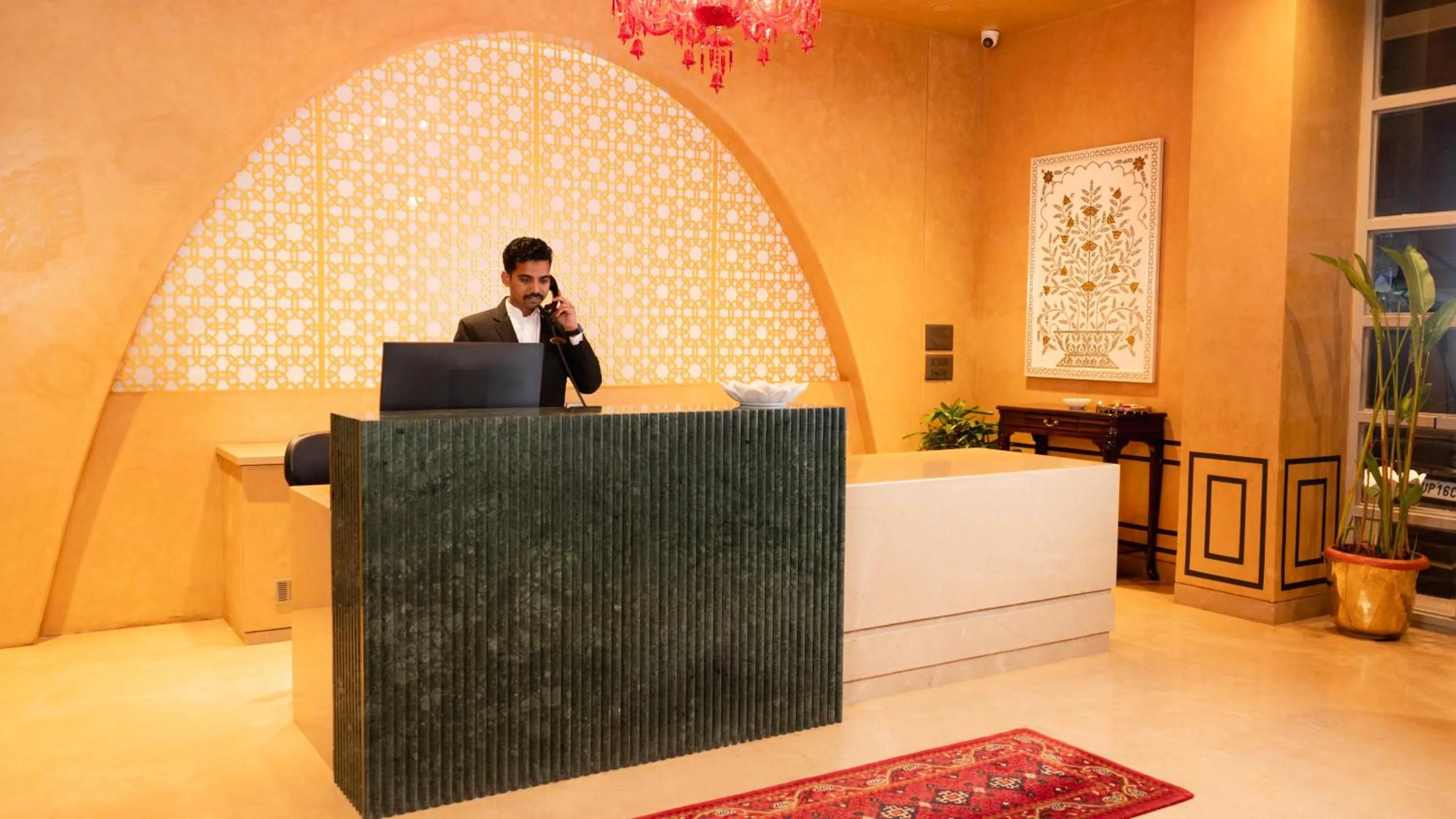 Lobby or reception in Hotel Bawa Udaipur