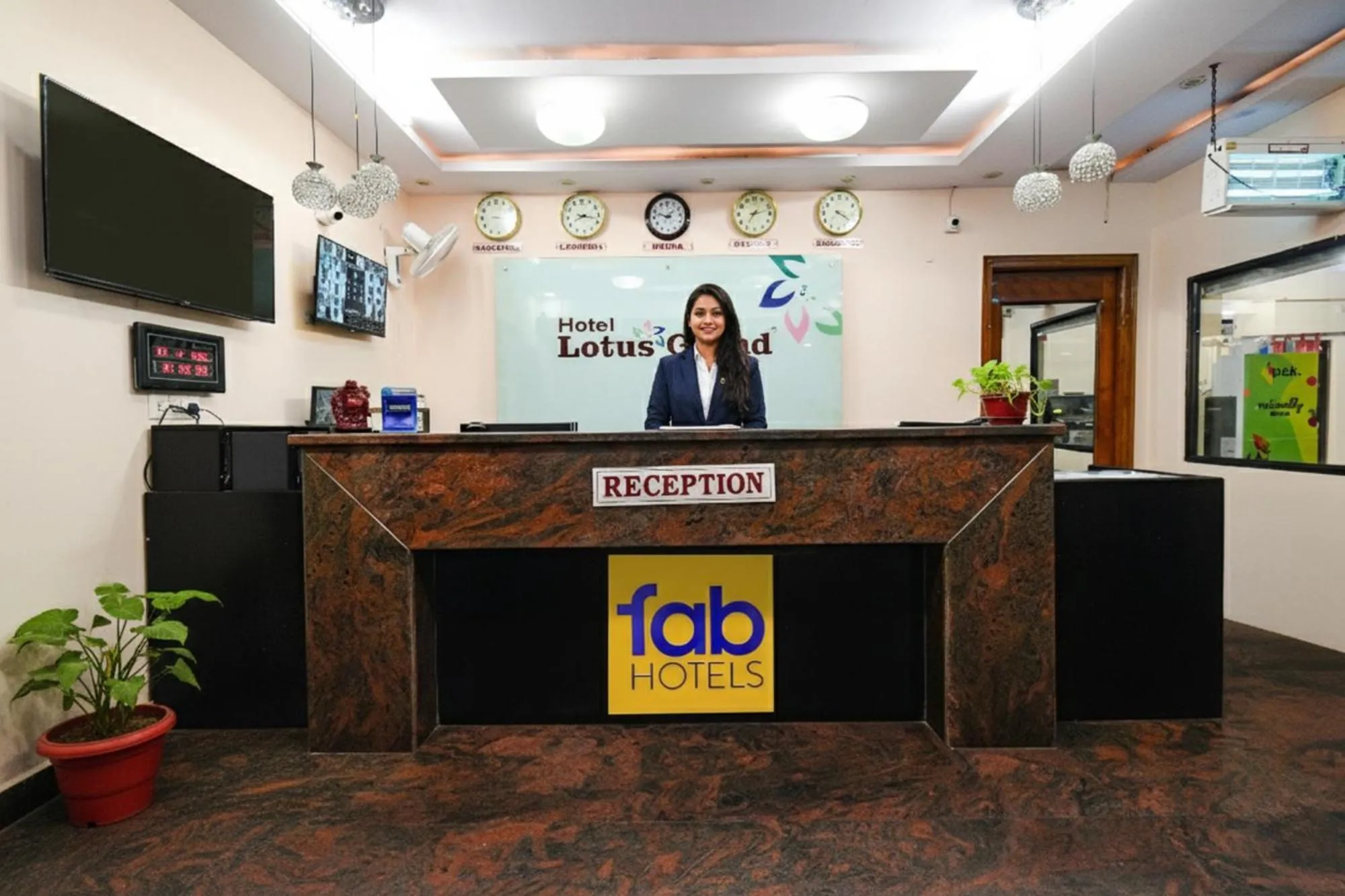 Lobby or reception in Hotel L Grand - Nr Secunderabad Railway Station