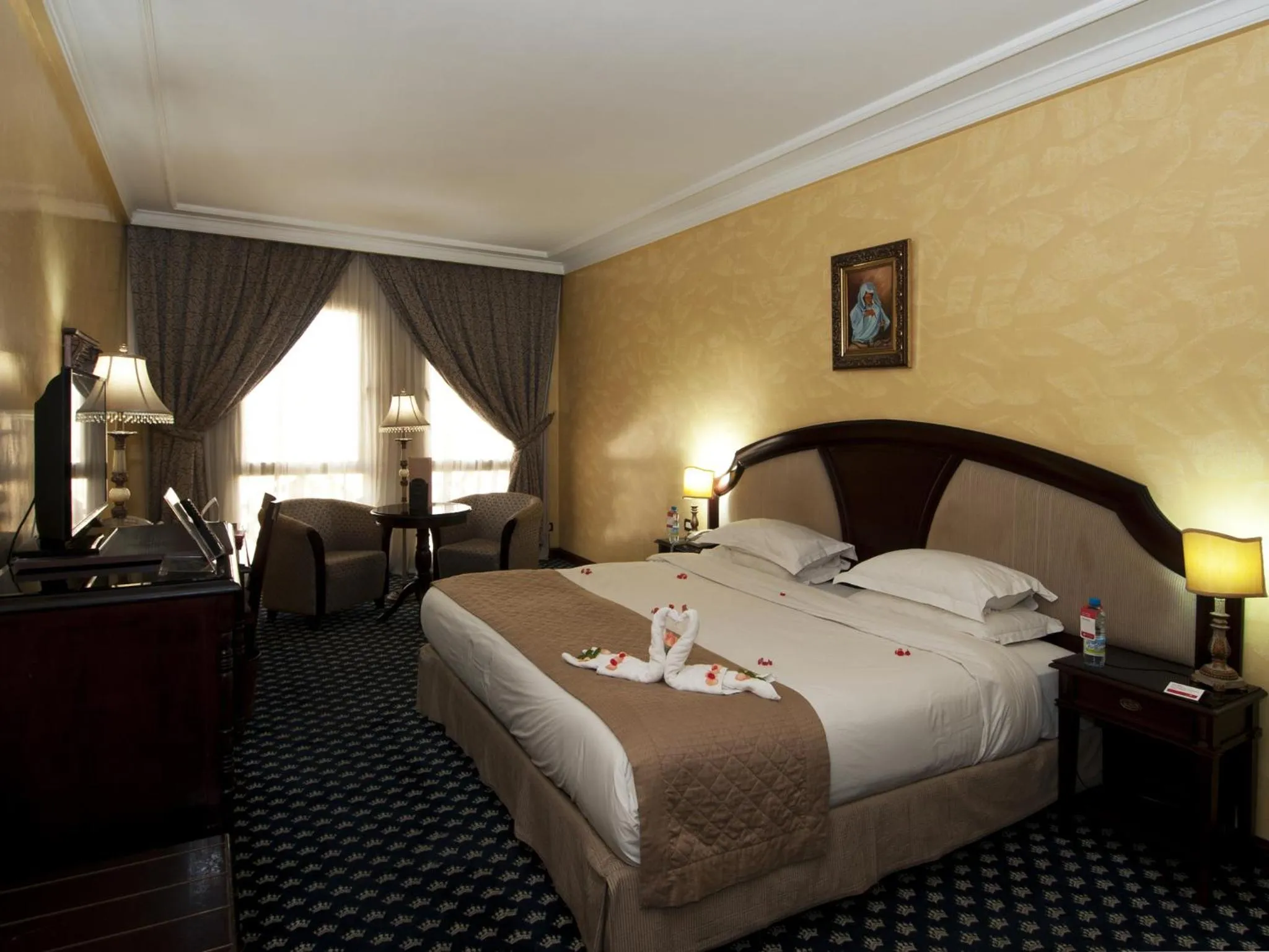 Decorative detail, Bed in Ramada By Wyndham Fes