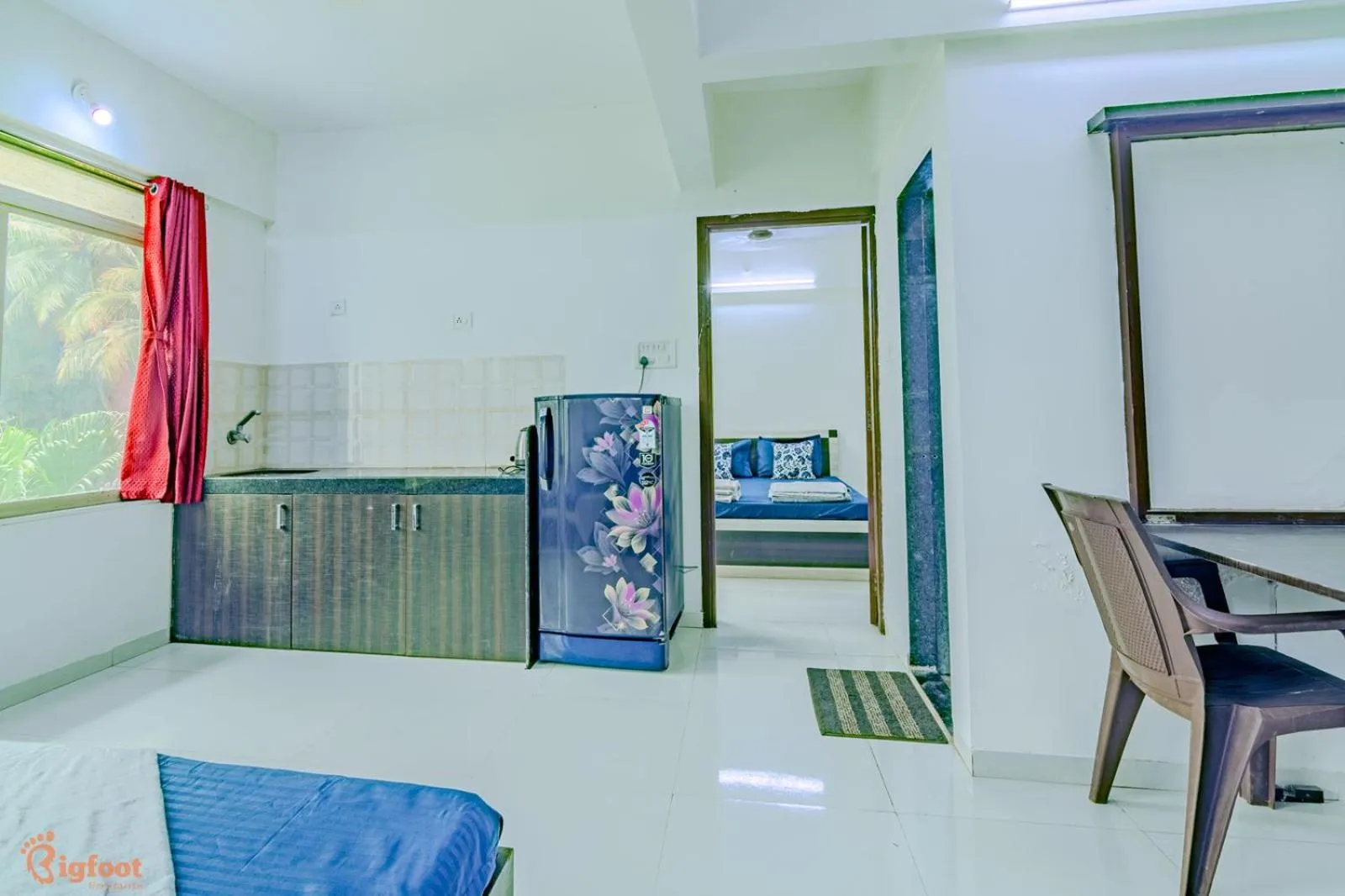 Living room, Bed in THE BLISS PALM