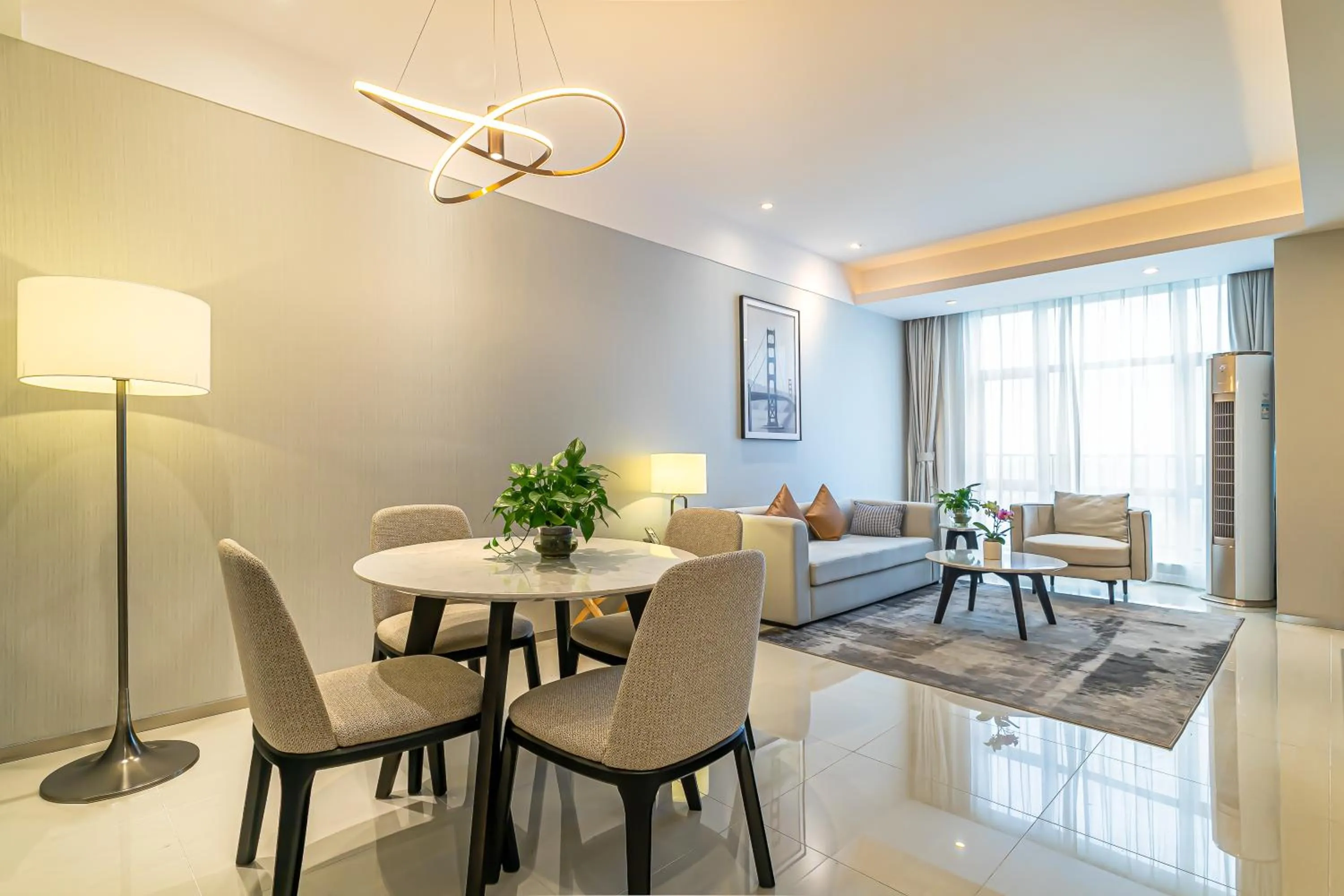 Living room in Somerset Haizhu Centre Guangzhou