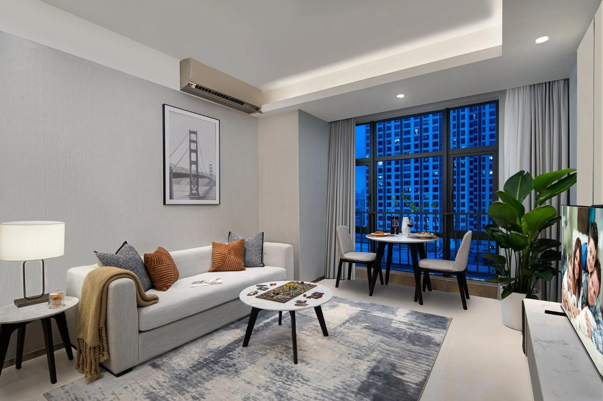 Living room in Somerset Haizhu Centre Guangzhou