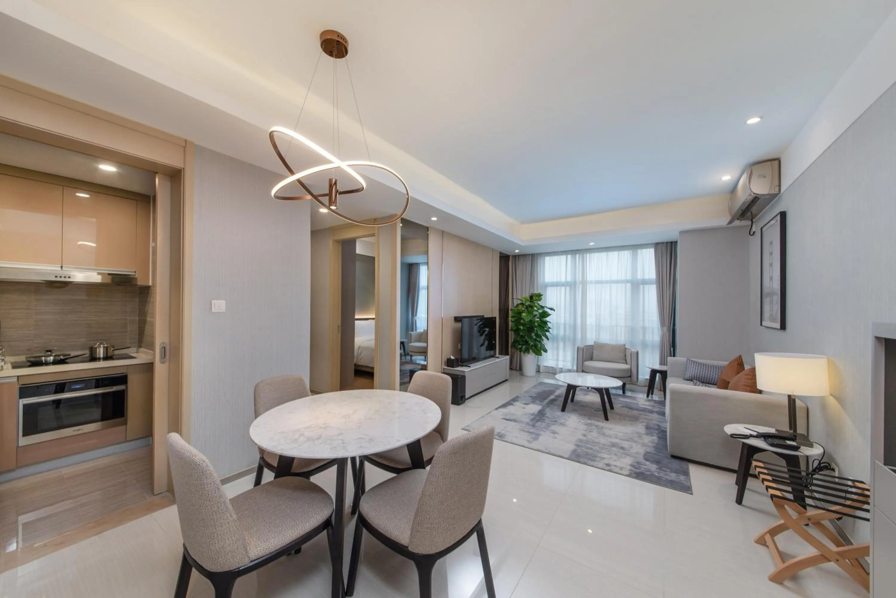 Living room in Somerset Haizhu Centre Guangzhou