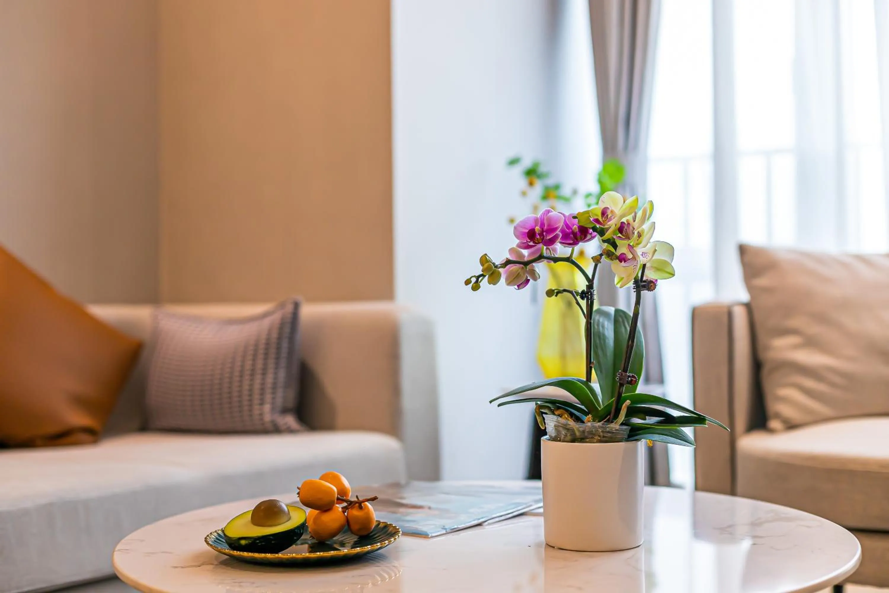 Living room in Somerset Haizhu Centre Guangzhou