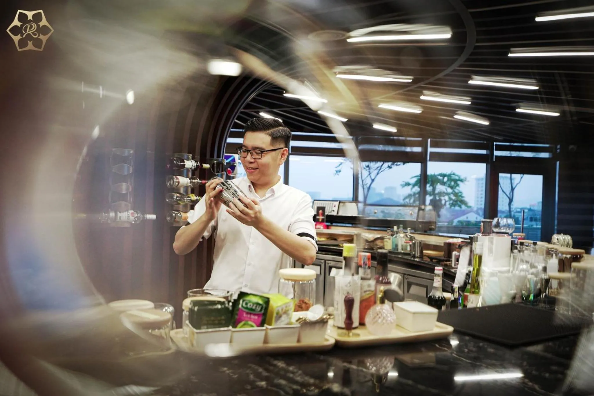 Lounge or bar in Cửa Đông Luxury Hotel