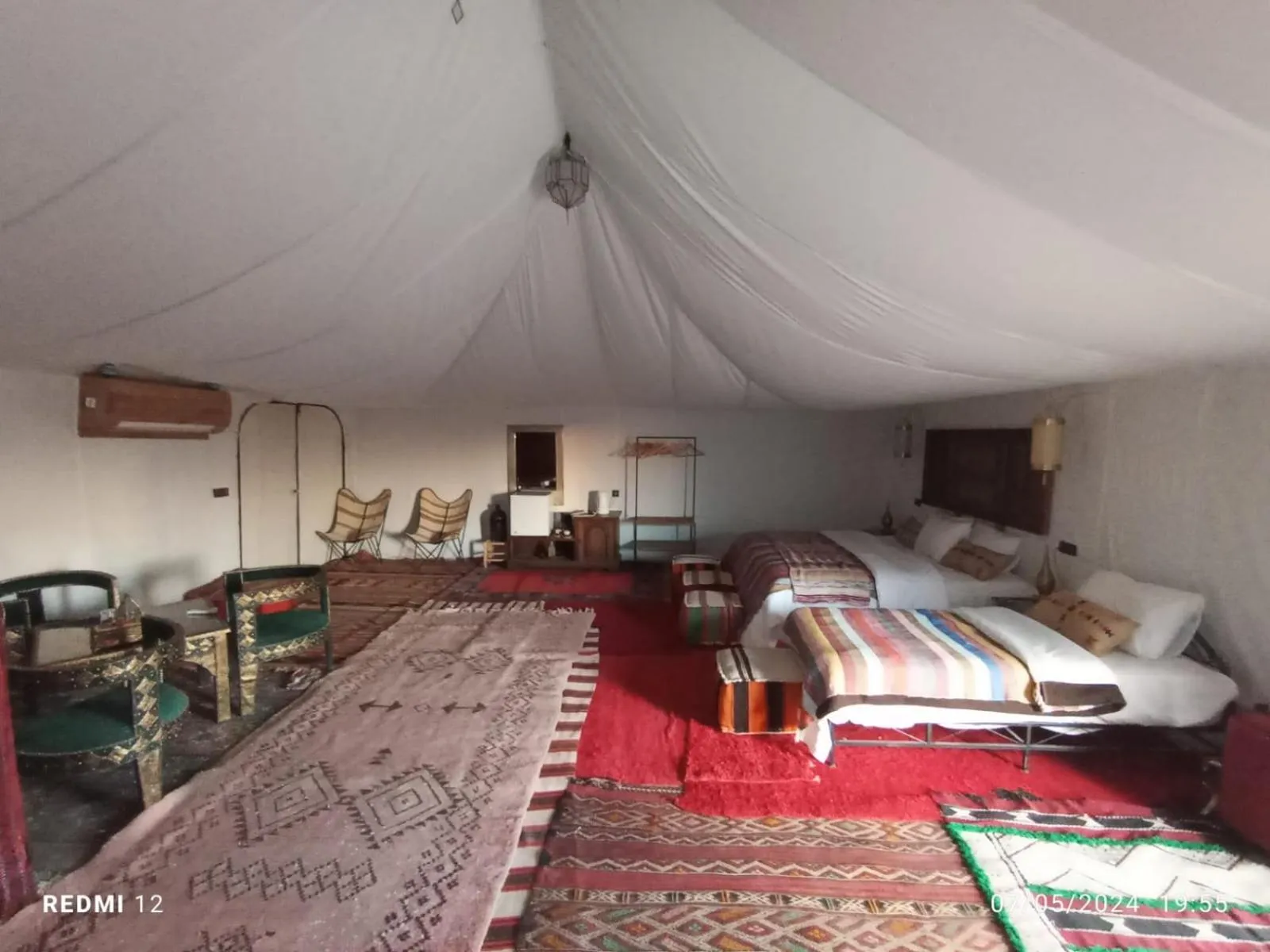 Bed in Kasbah Mohayut