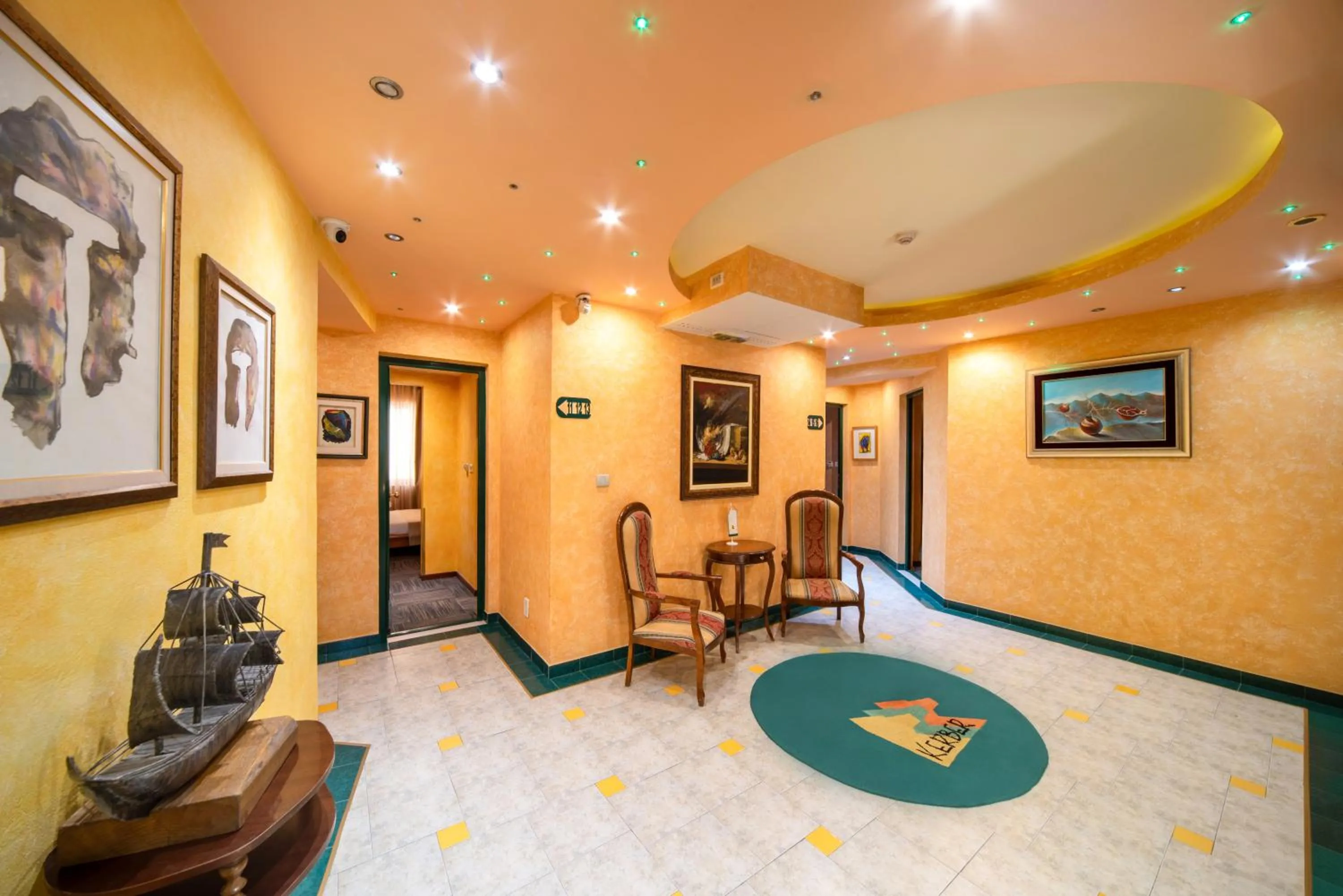 Seating area in Hotel Kerber