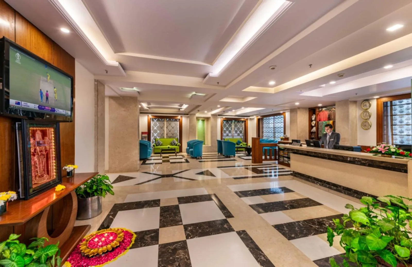 Lobby or reception in Libra Lords Inn, Jaipur