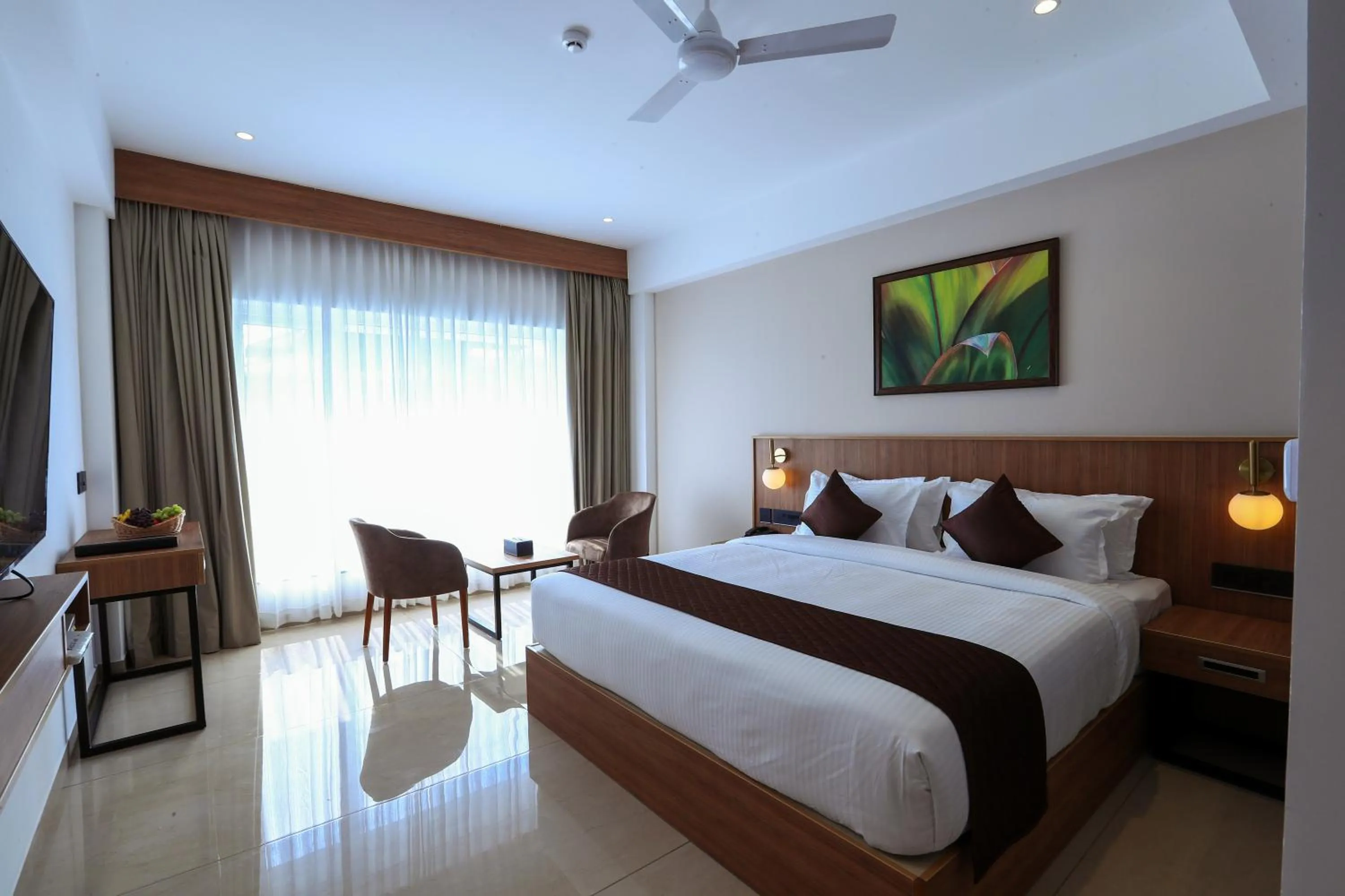 Bedroom, Bed in Hotel Saffron Wayanad