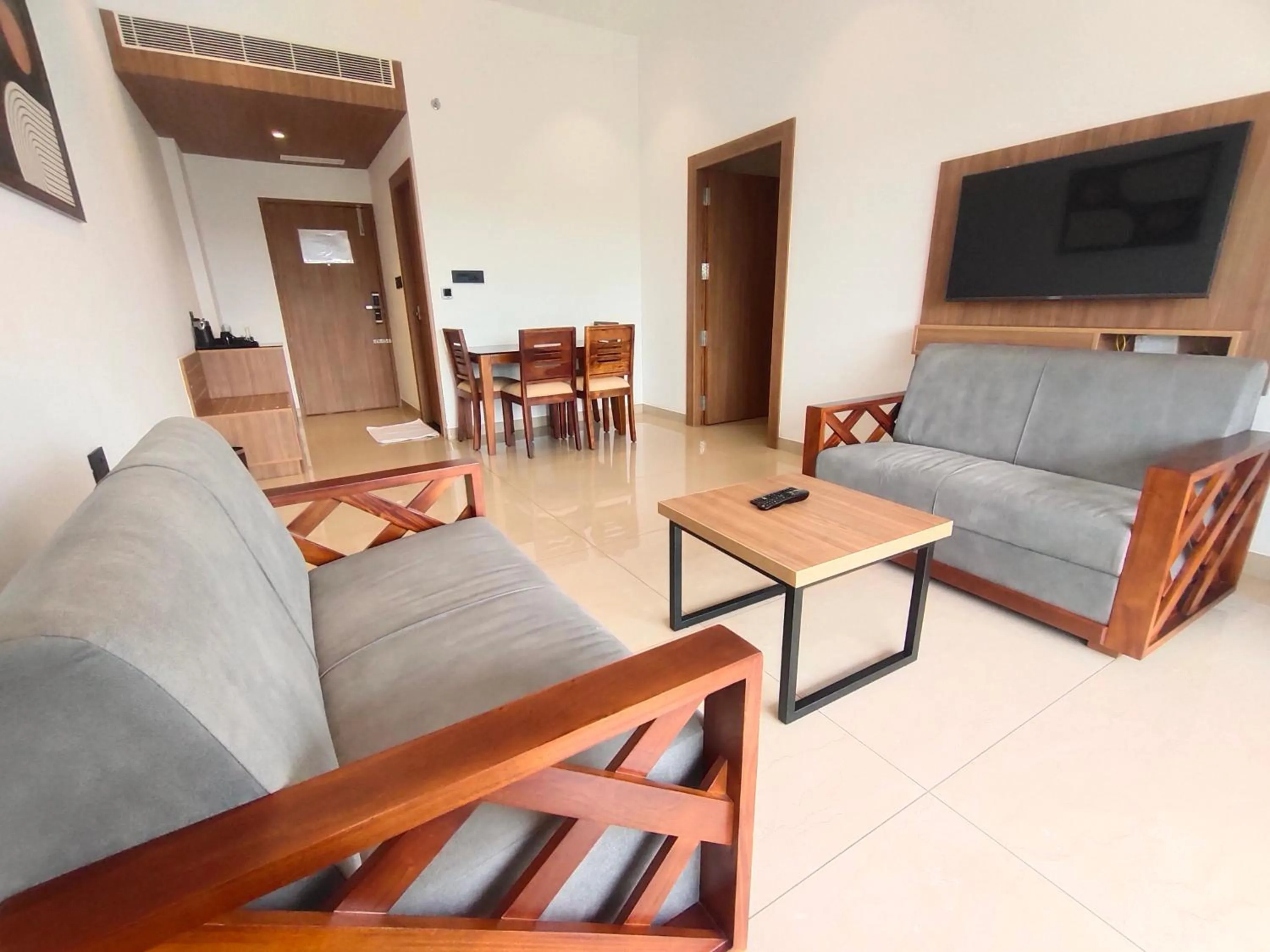 Living room in Hotel Saffron Wayanad