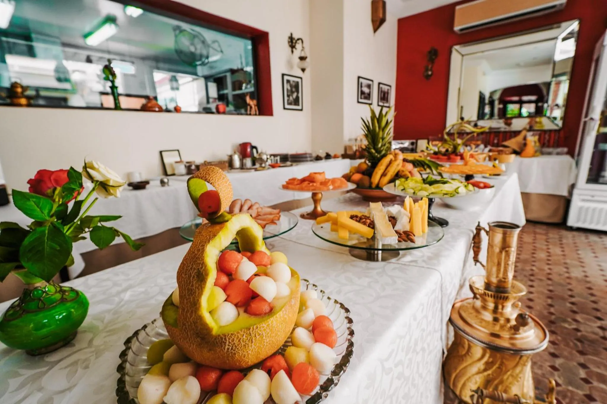 Buffet breakfast in Les Borjs De La Kasbah