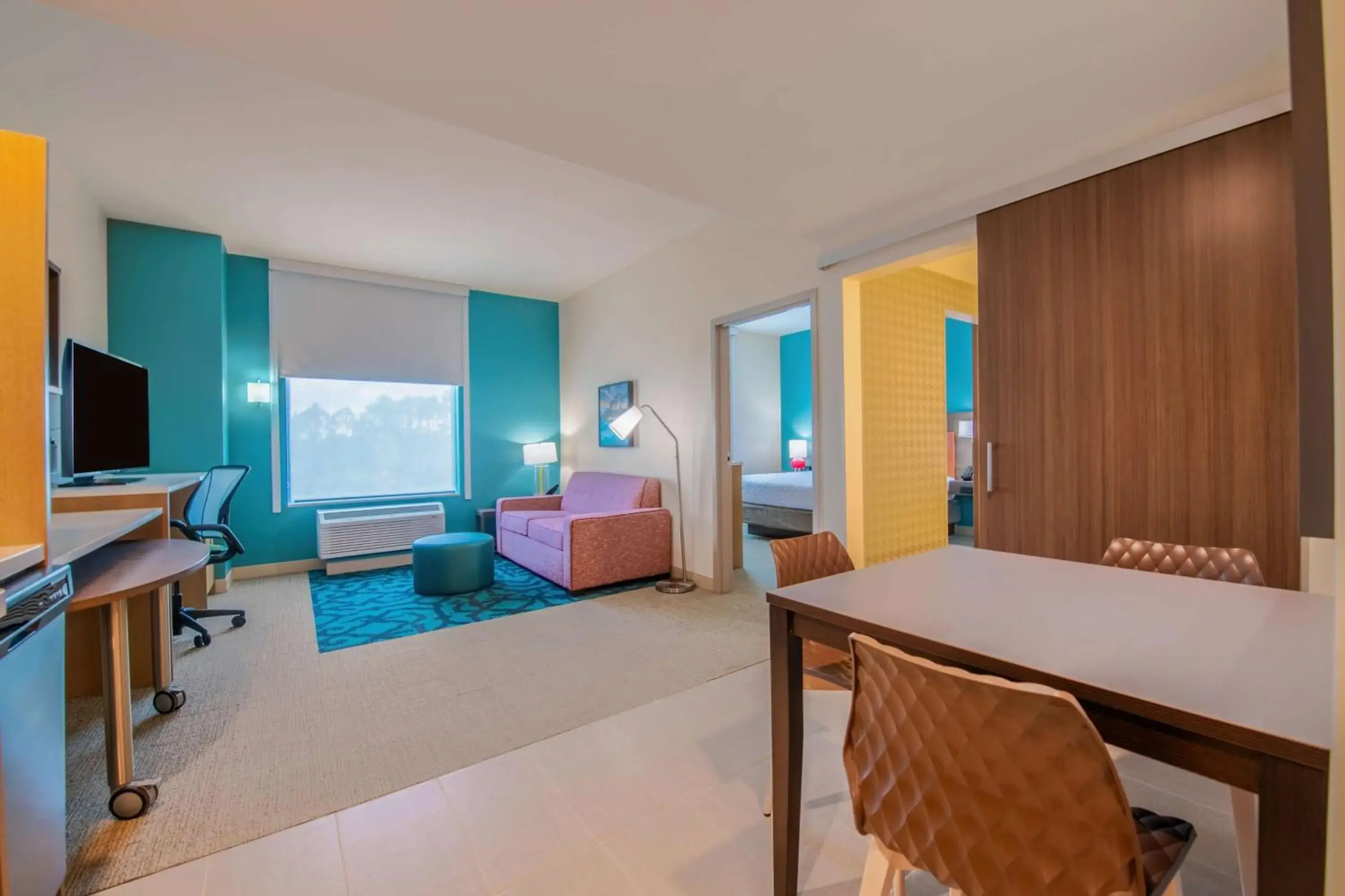 King Suite with Accessible Bathtub in Home2 Suites By Hilton Kingsland King Suite with Accessible Bathtub in Home2 Suites By Hilton Kingsland