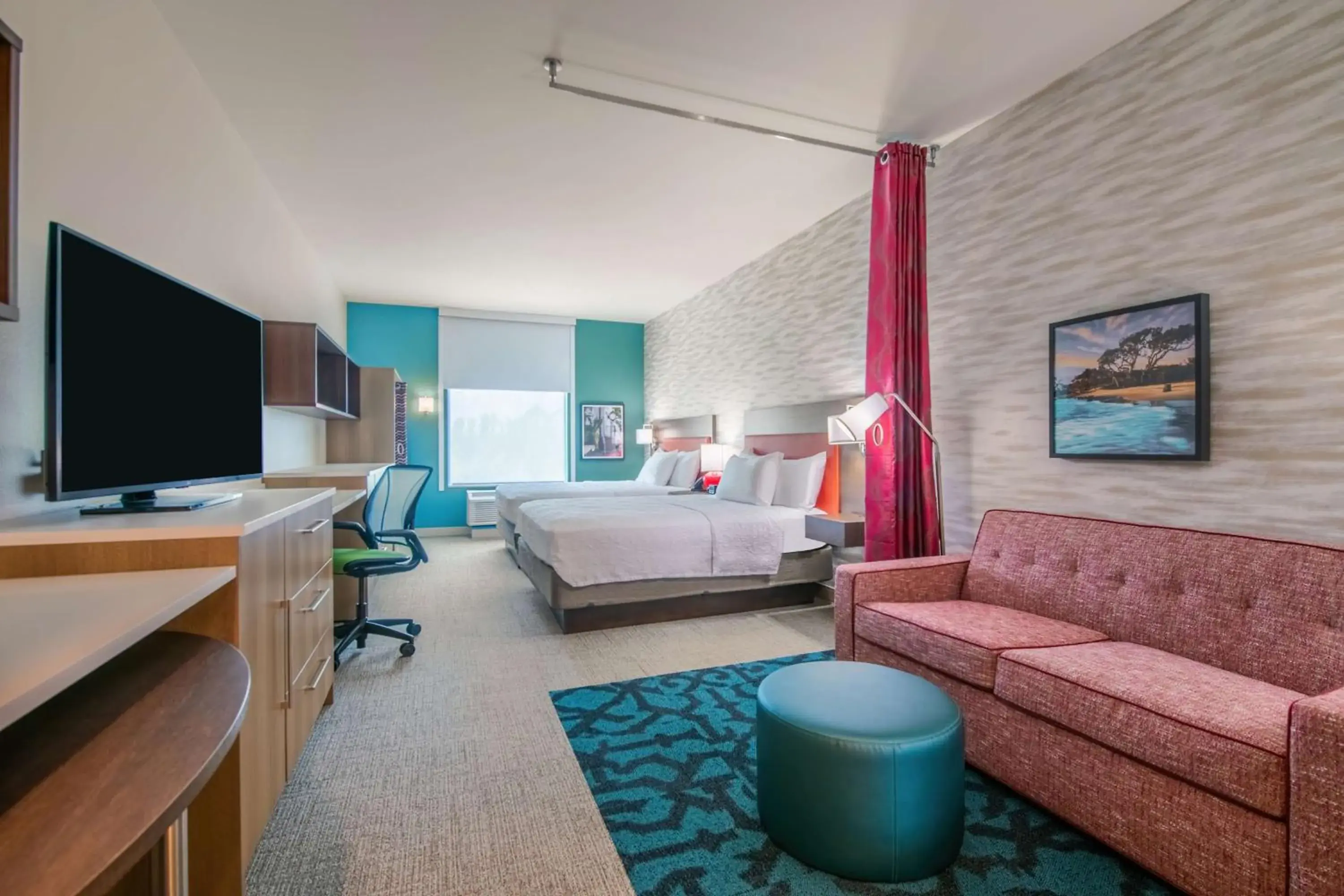 Studio Suite with Two Queen Beds - Hearing Access in Home2 Suites By Hilton Kingsland Studio Suite with Two Queen Beds - Hearing Access in Home2 Suites By Hilton Kingsland